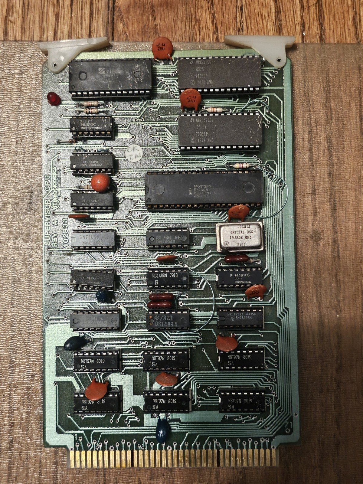 Unknown Vintage Rare Supervisor CPU Macronetics Rev A. Mod 102833 Sunnyvale Cali