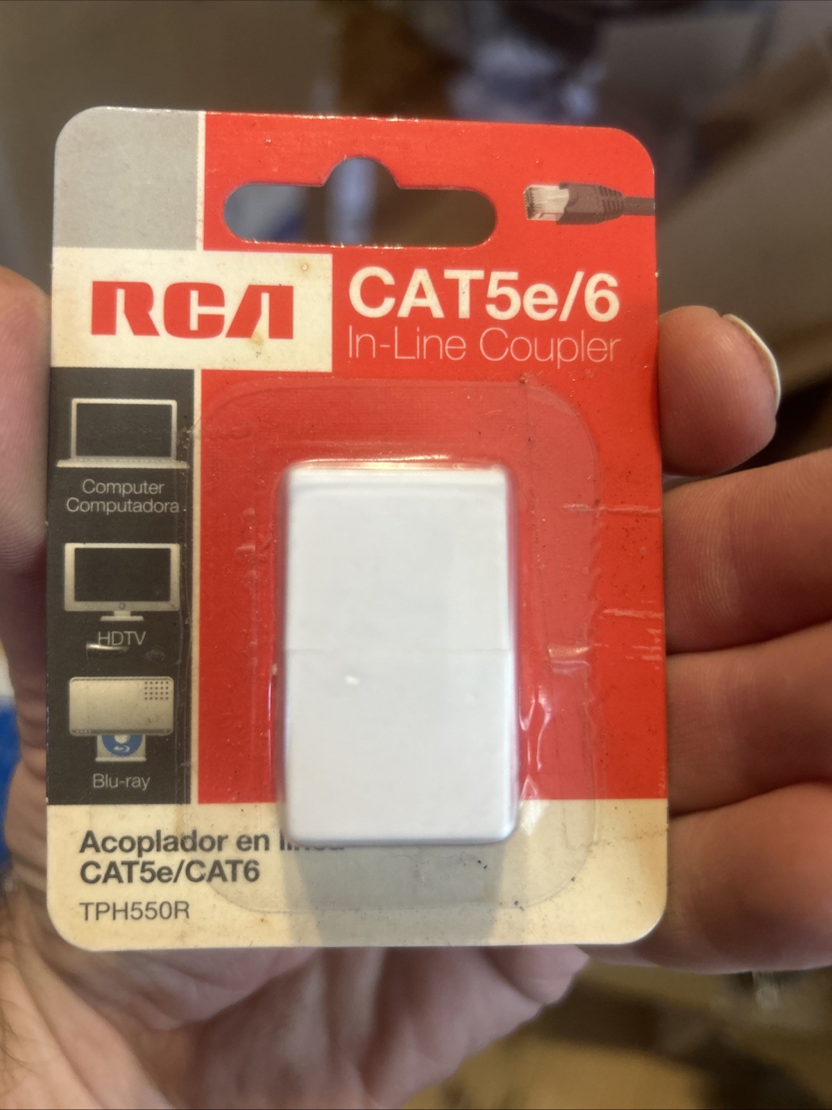 RCA CAT 5e/6 Inline Coupler TPH550R