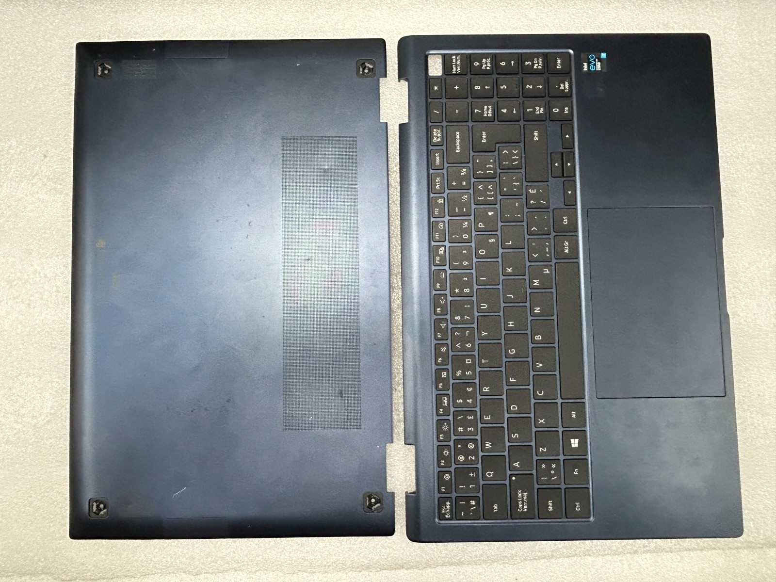 Samsung Galaxy Book Pro 360 NP950QDB 15(Blue) Palmrest Keyboard Touchpad & Cover