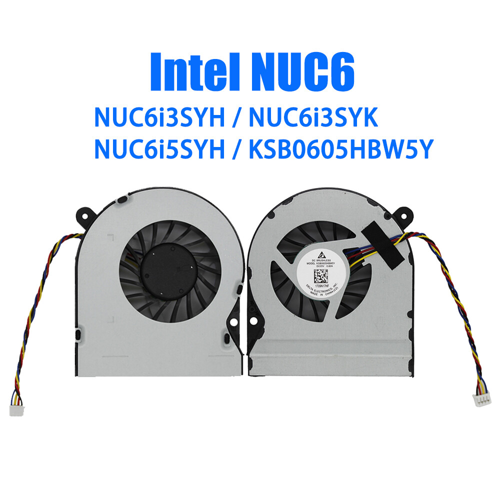NEW CPU Cooling Fan Replacement Parts For Intel Skull Canyon NUC6 / NUC8 / NUC10