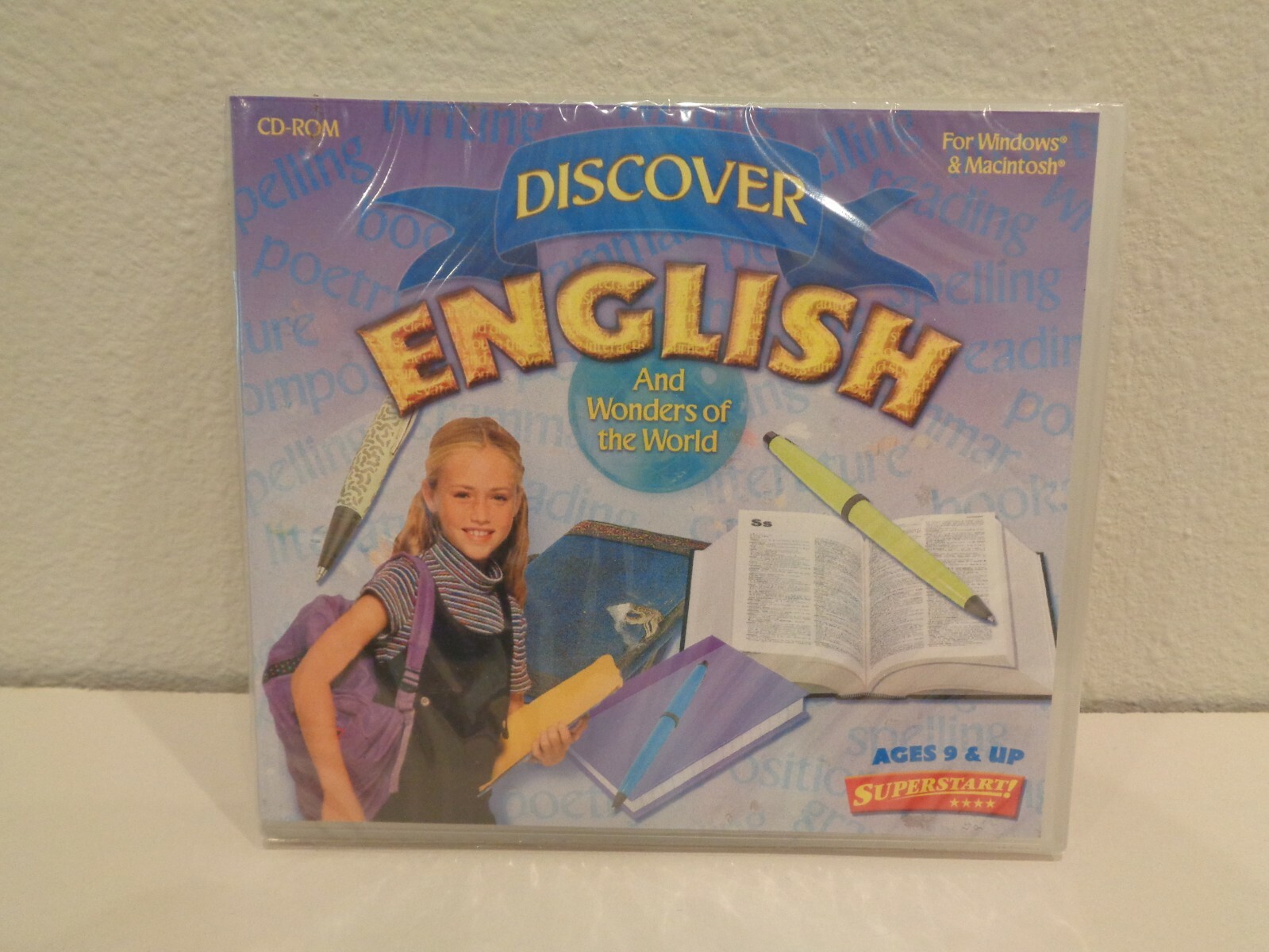 DISCOVER ENGLISH AND WONDERS OF THE WORLD New CD Rom SuperStart 