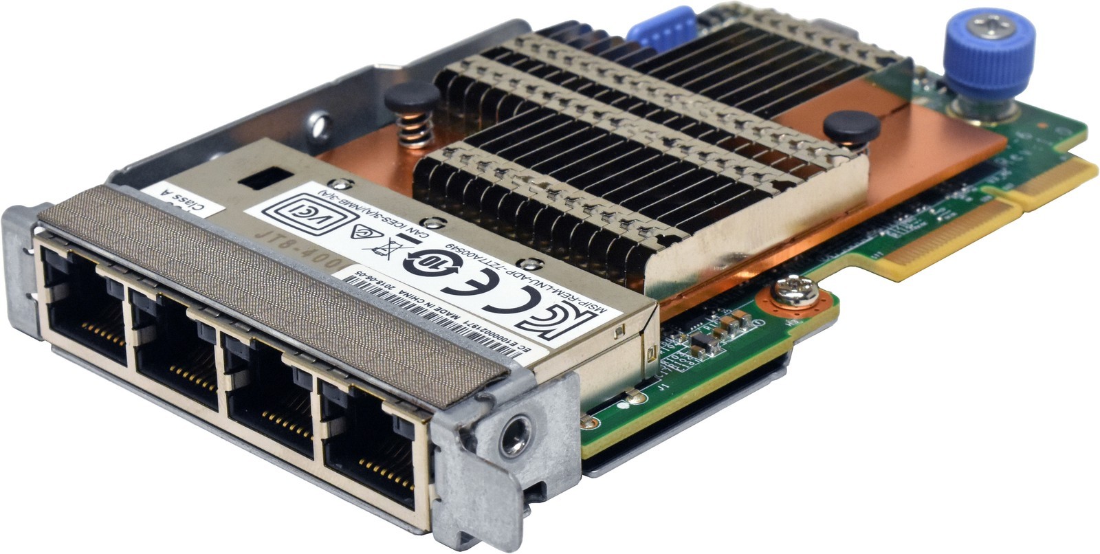 Lenovo X722-T4 Network Card Intel 10Gb 4-Port RJ45 LOM 7ZT7A00549 00YJ569