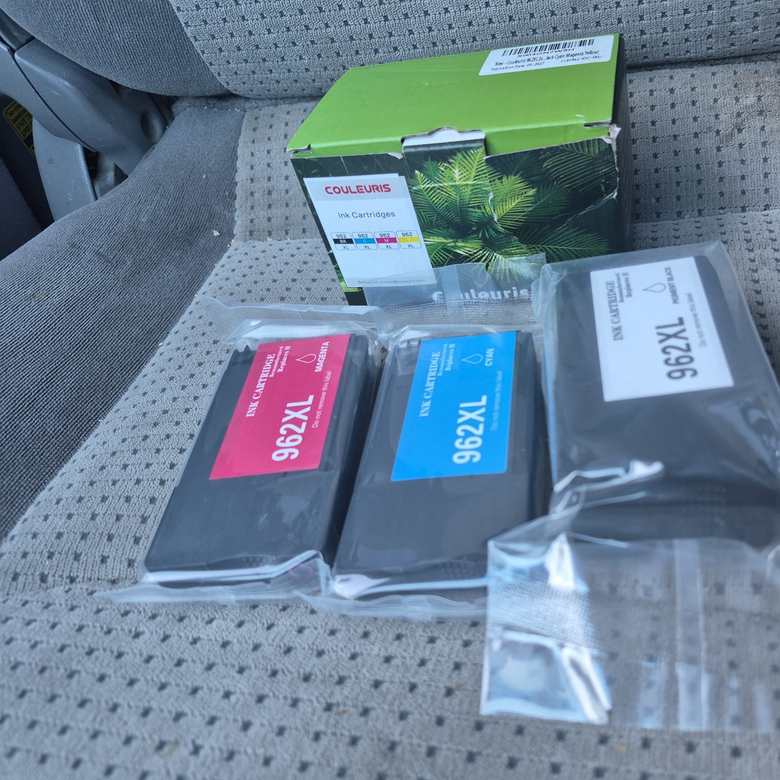 Couleuris Ink Cartridges Replacement for 962XL 962xl Cartridge 3Pack