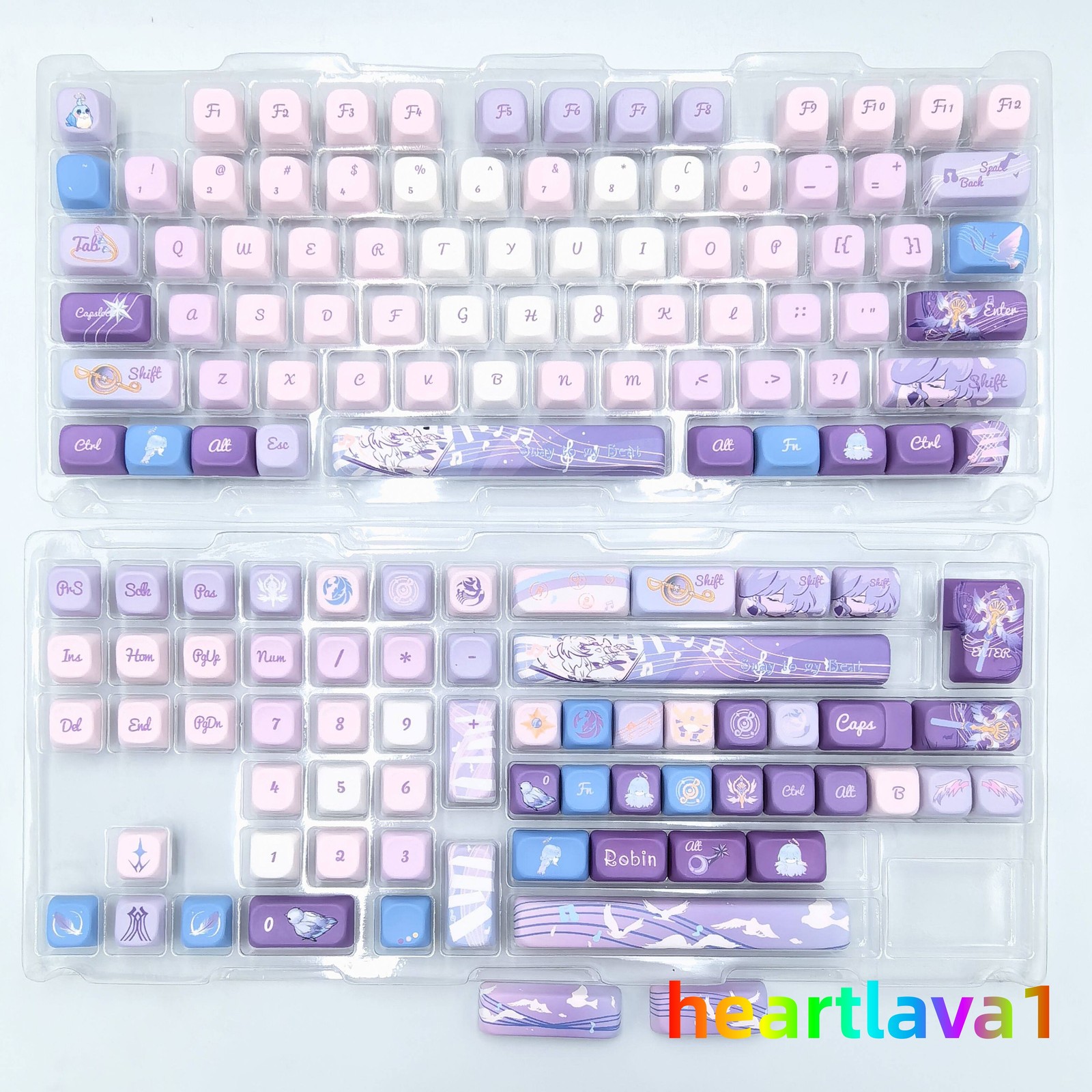 Honkai：Star Rail Robin 140 Key Caps PBT FOA Keycaps for MX Mechanical Keyboard