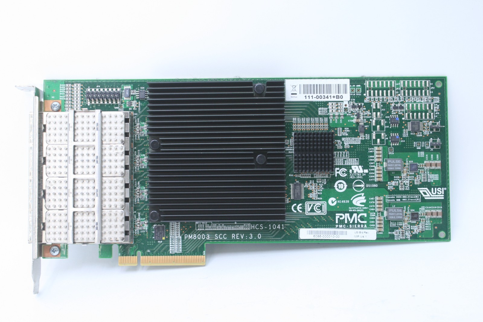 NETAPP 111-00341+B0 SAS QUAD PORT 3/6GB QSFP CONTROLLER-                (T7-B2)