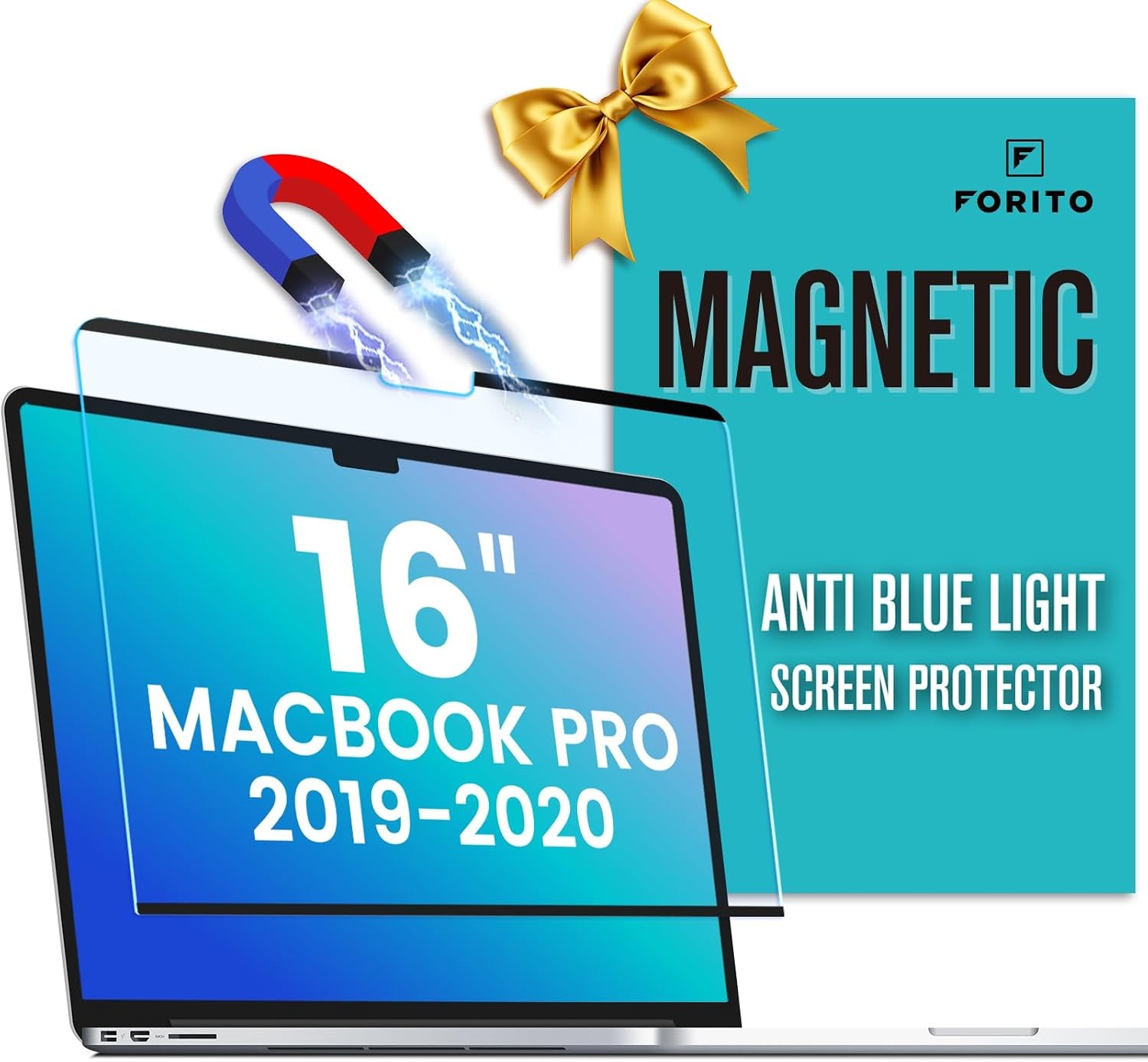 Magnetic Screen Protector for MacBook Pro 16" (2019-2020) - Anti Blue Light, Bub