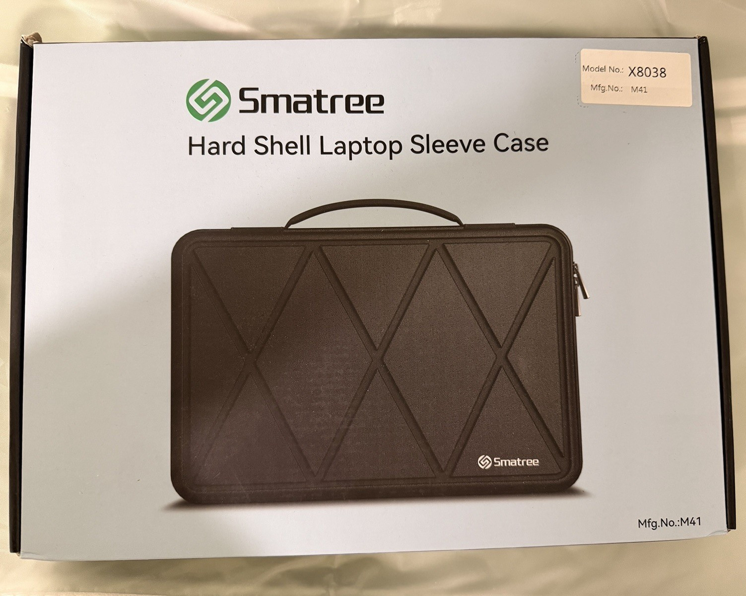 Smatree X8038 14in Laptop Sleeve Case Hard Shell Lightweight Black