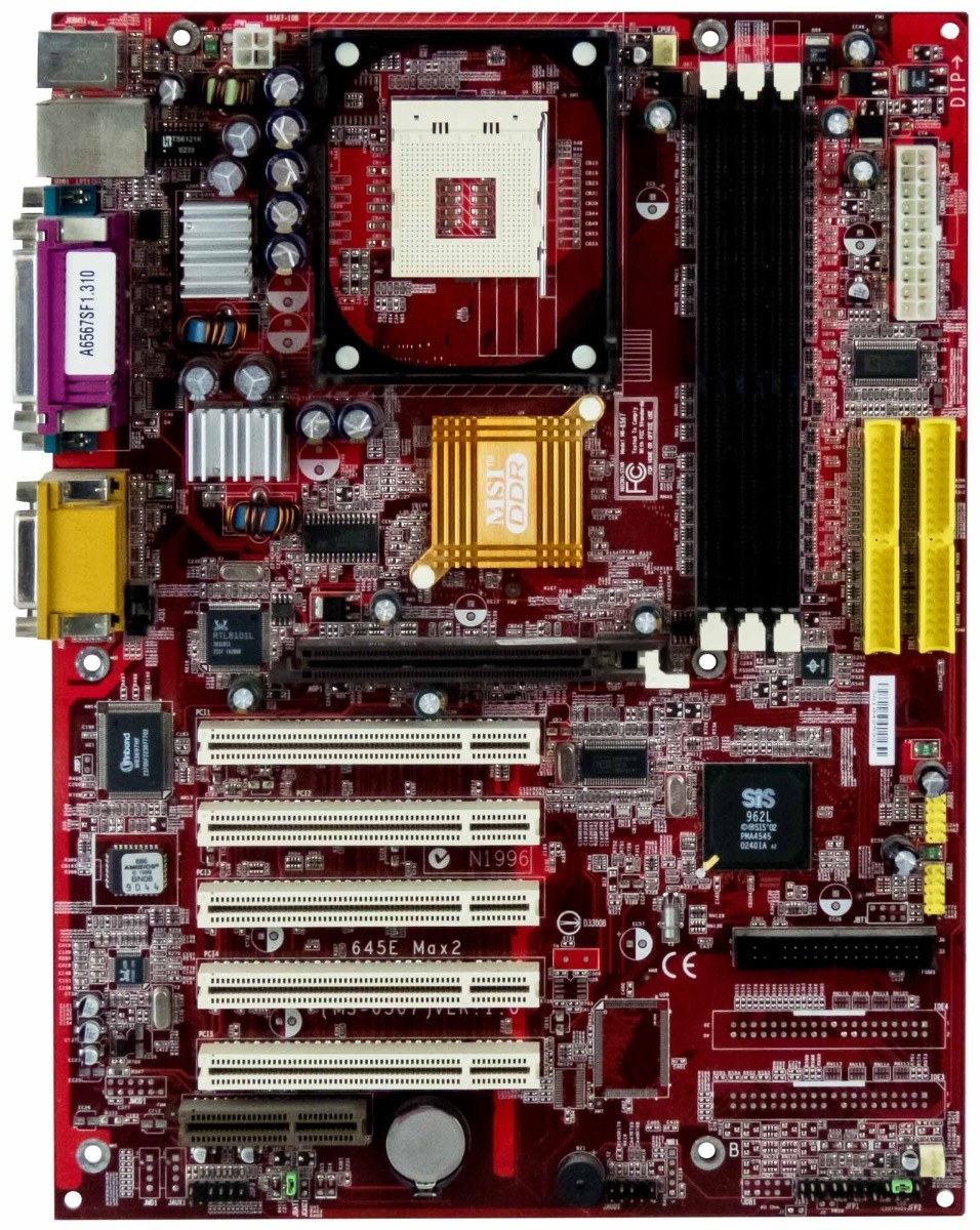 MSI MS-6567 645E Max2 s.478 DDR AGP PCI CNR