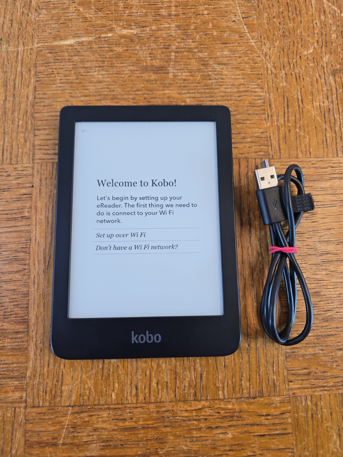 Black 8GB Kobo Clara HD eReader N249 - Tested & Working - Factory Reset