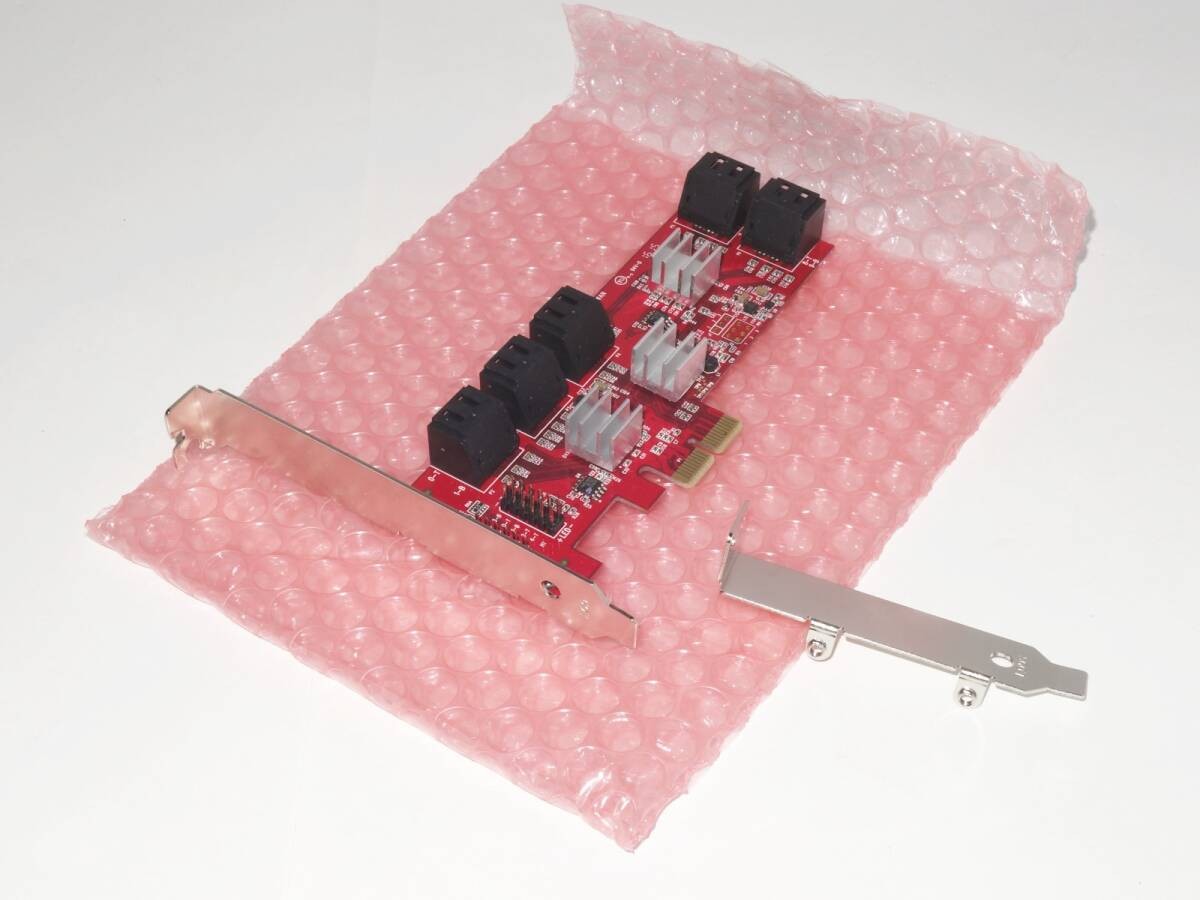 [SATA3/10port PCIe Connection] StarTech.com 10P6G-PCIE-SATA-CARD(JMicron JMB575