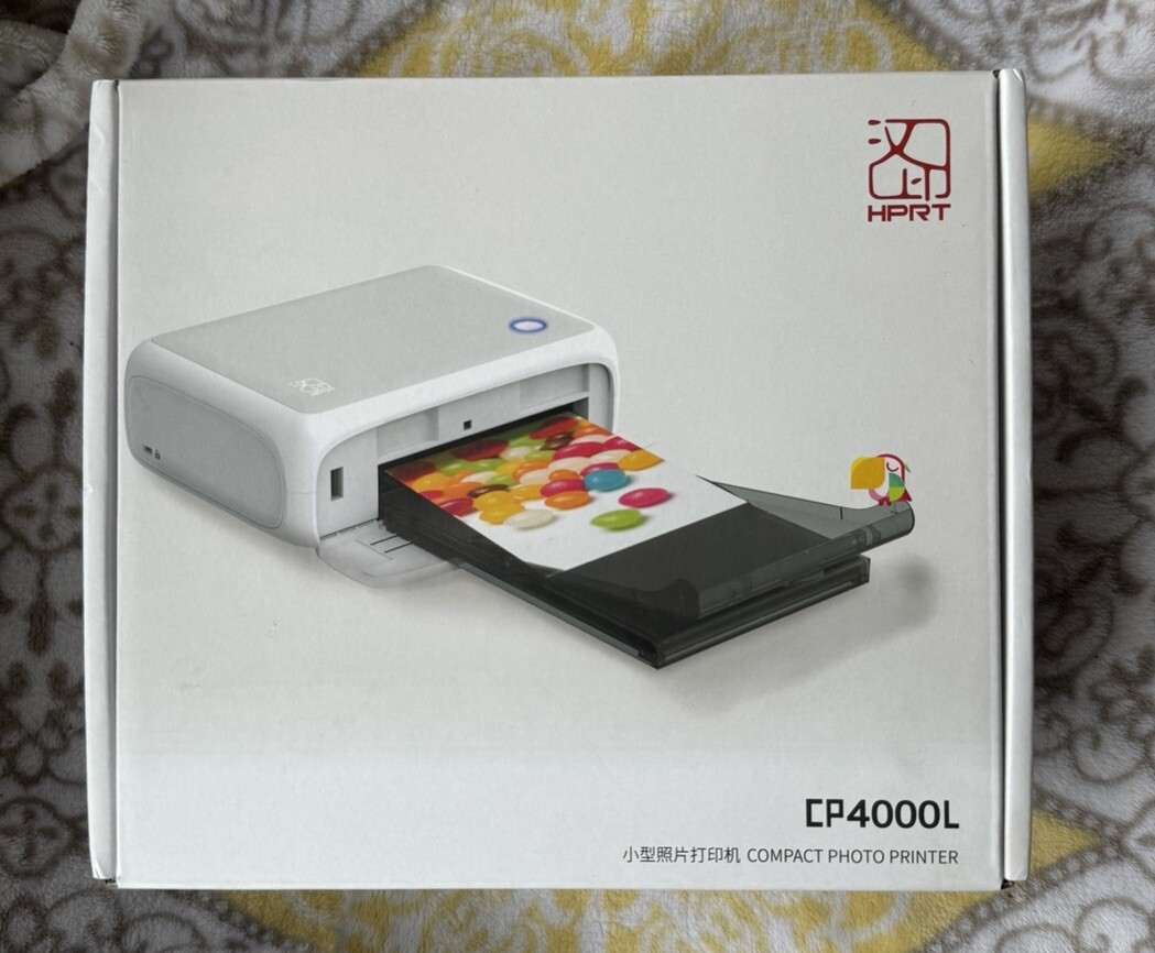 HPRT Photo Printer 4x6 CP4000L Portable Thermal Dye Sublimation Printer