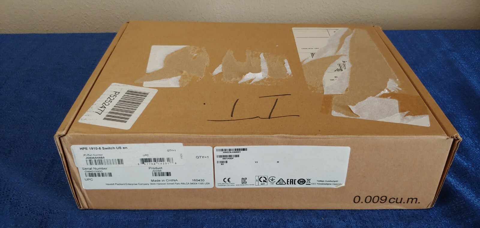 HP JG536A HP1910-8 Ethernet Switch