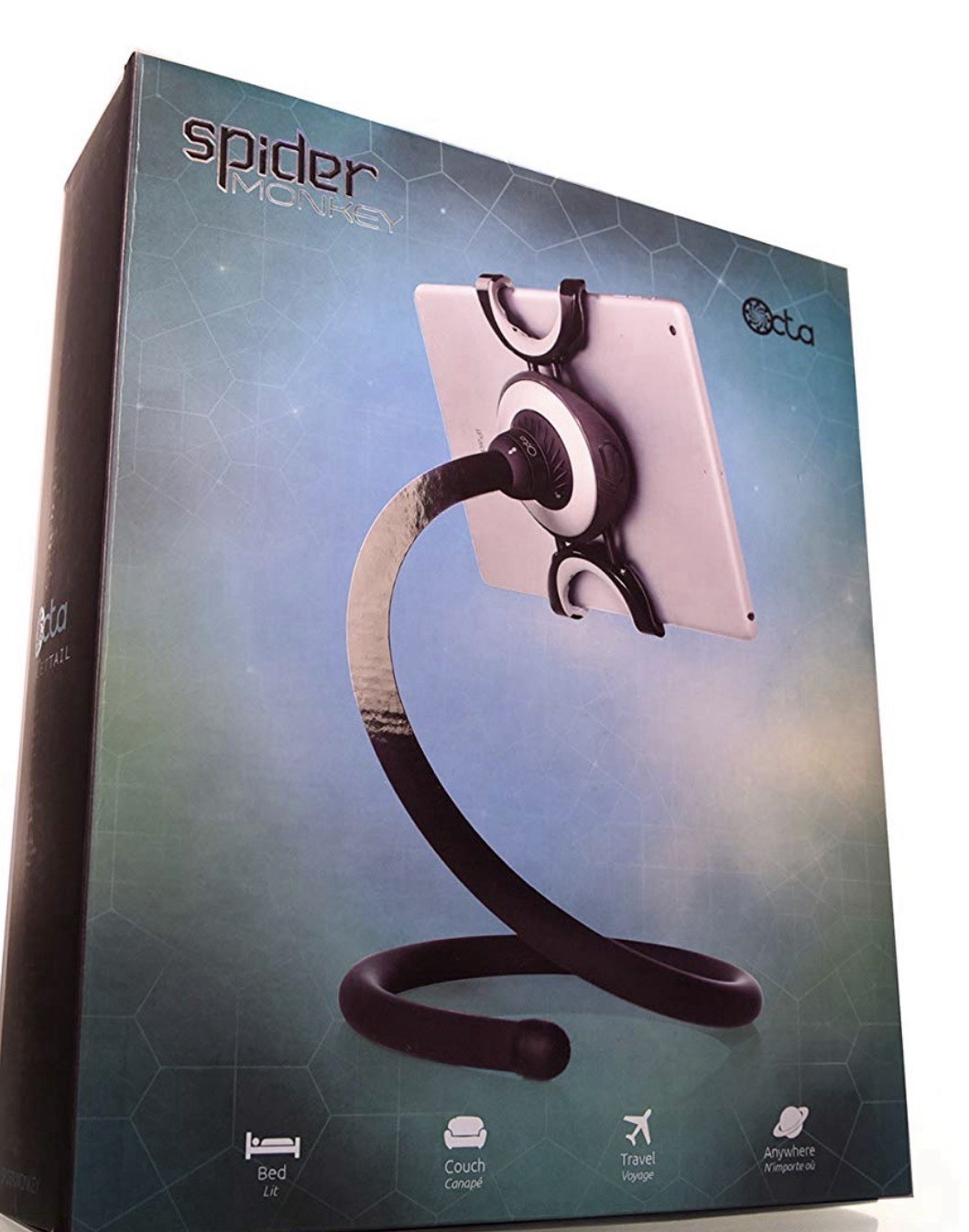 OCTA Spider Monkey 3 Flexible Gooseneck Tablet Stand Holder for iPad &Galaxy Tab