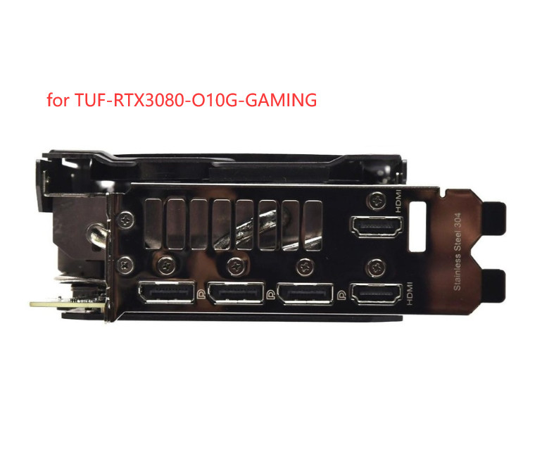 I/O shield for ASUS TUF-RTX3080-O10G-GAMING graphics Video Card Backplate Panel