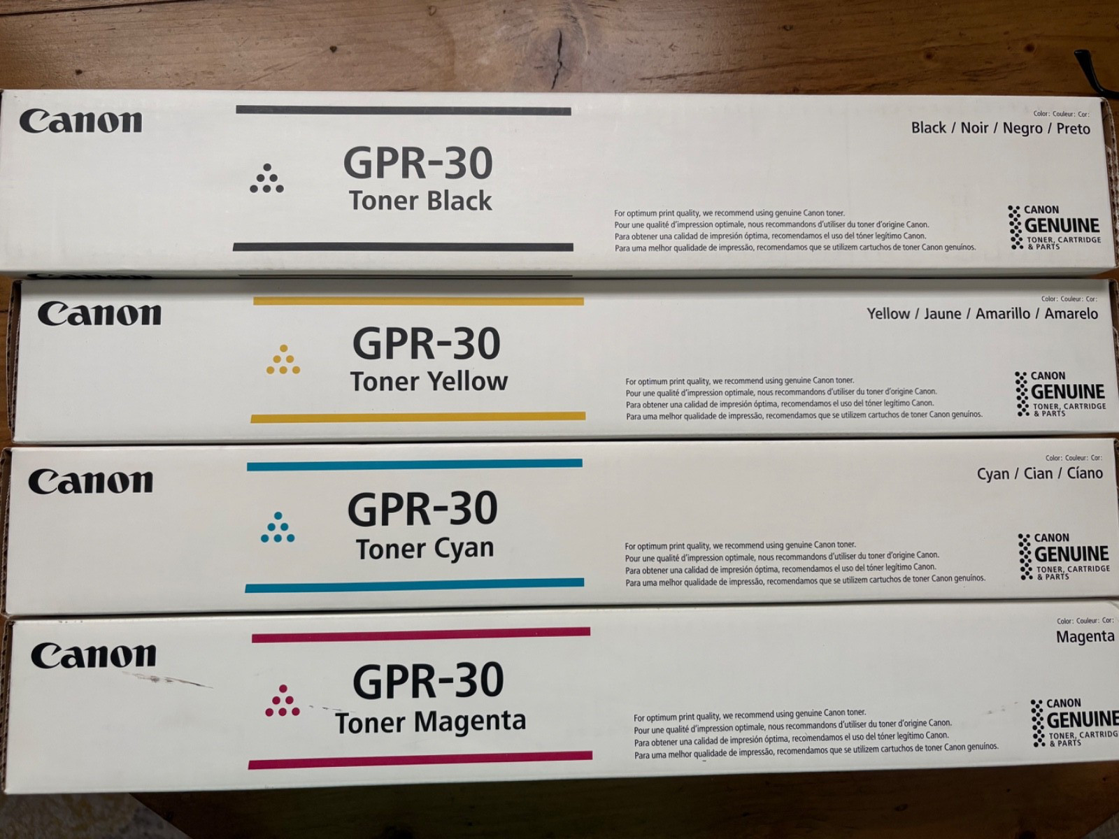 Canon GPR-30 4 colors Toner