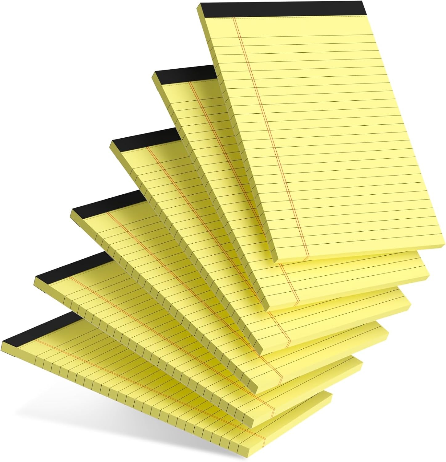 AILZFEI 6pcs Small Note Pad 5x8 College Ruled Legal Pads Paper Notepads 6 Pack S