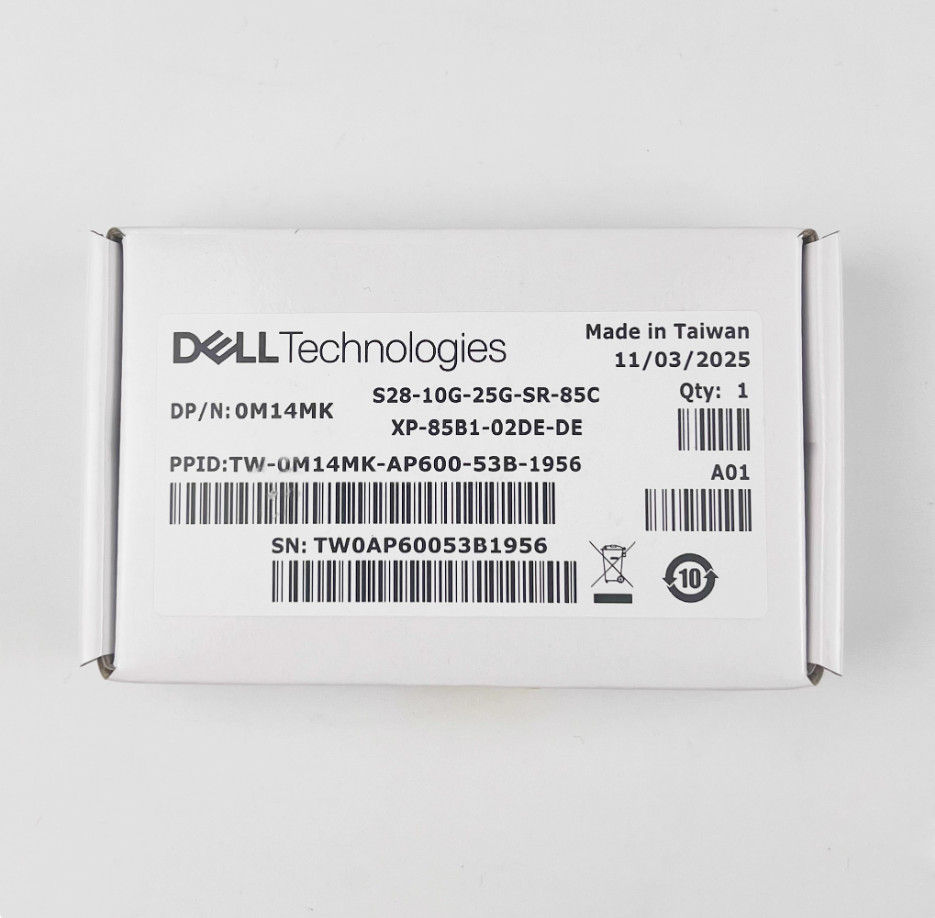 1pcs New Dell EMC Transceiver Module 0M14MK M14MK SFP28-10G-25G-SR-85C