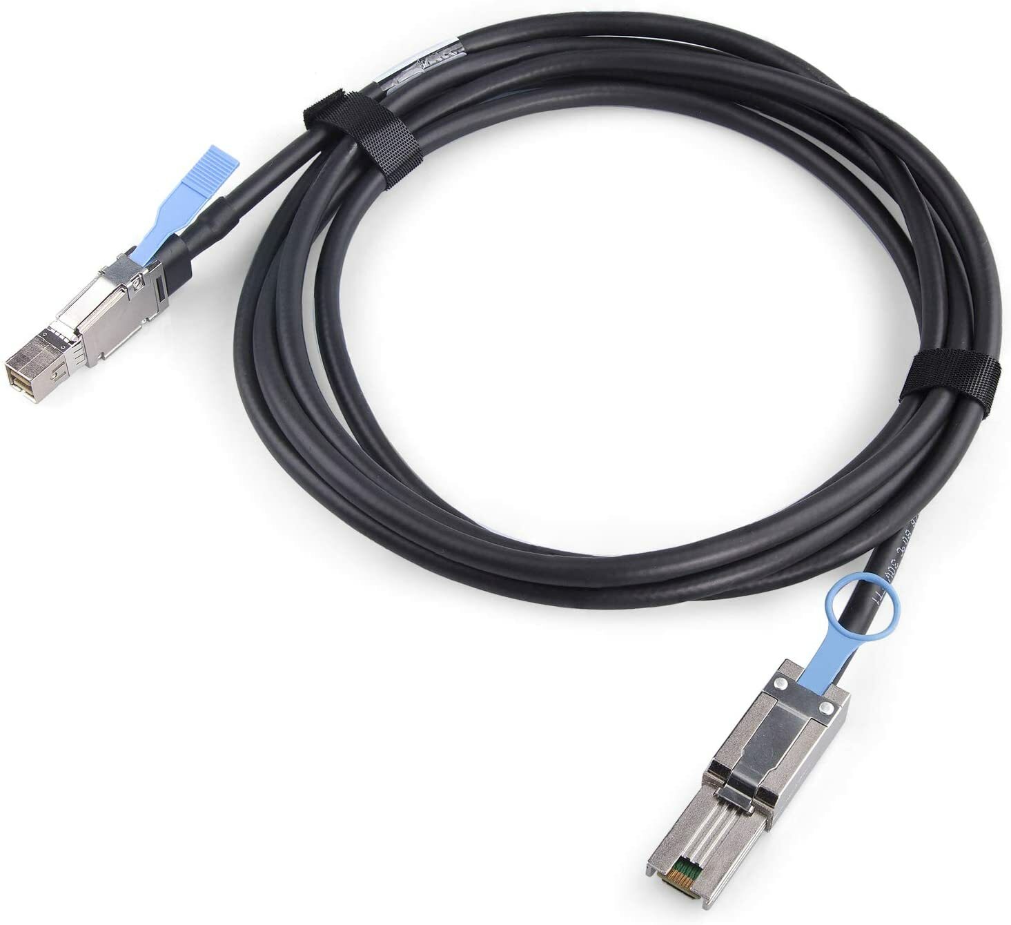SAS Cable SFF-8644 to SFF-8088, External SAS HD Hybrid Cable 100Ohm 1~2 Meters