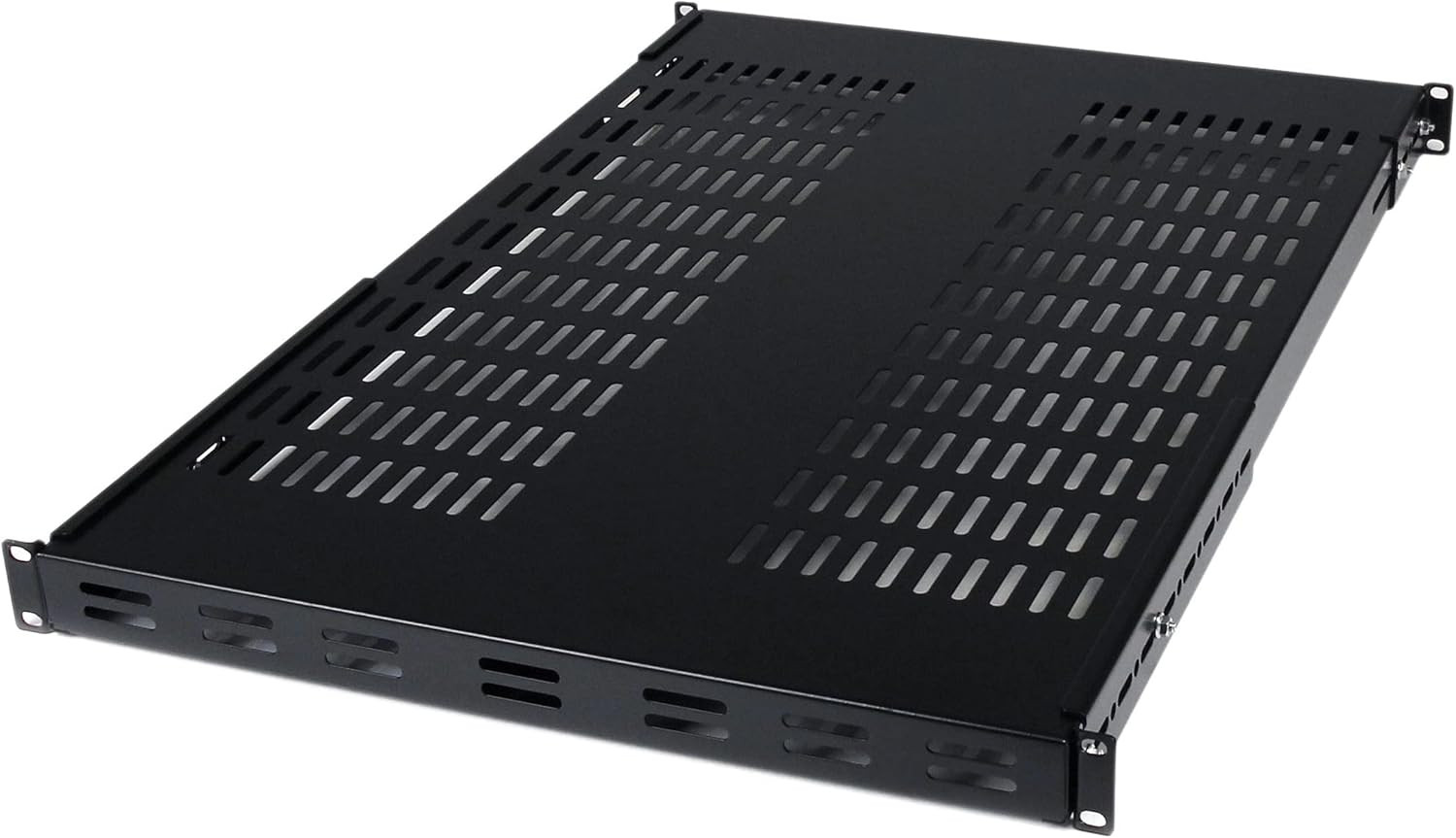 Startech.Com 1U Adjustable Vented Server Rack Mount Shelf - 175Lbs - 19.5 to 38I