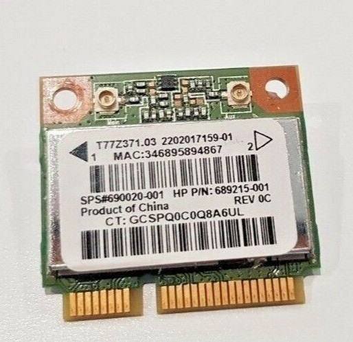 HP 250 G3 - 255 G3 Ralink Wireless WiFi Board Card Module Card Model: RT3290