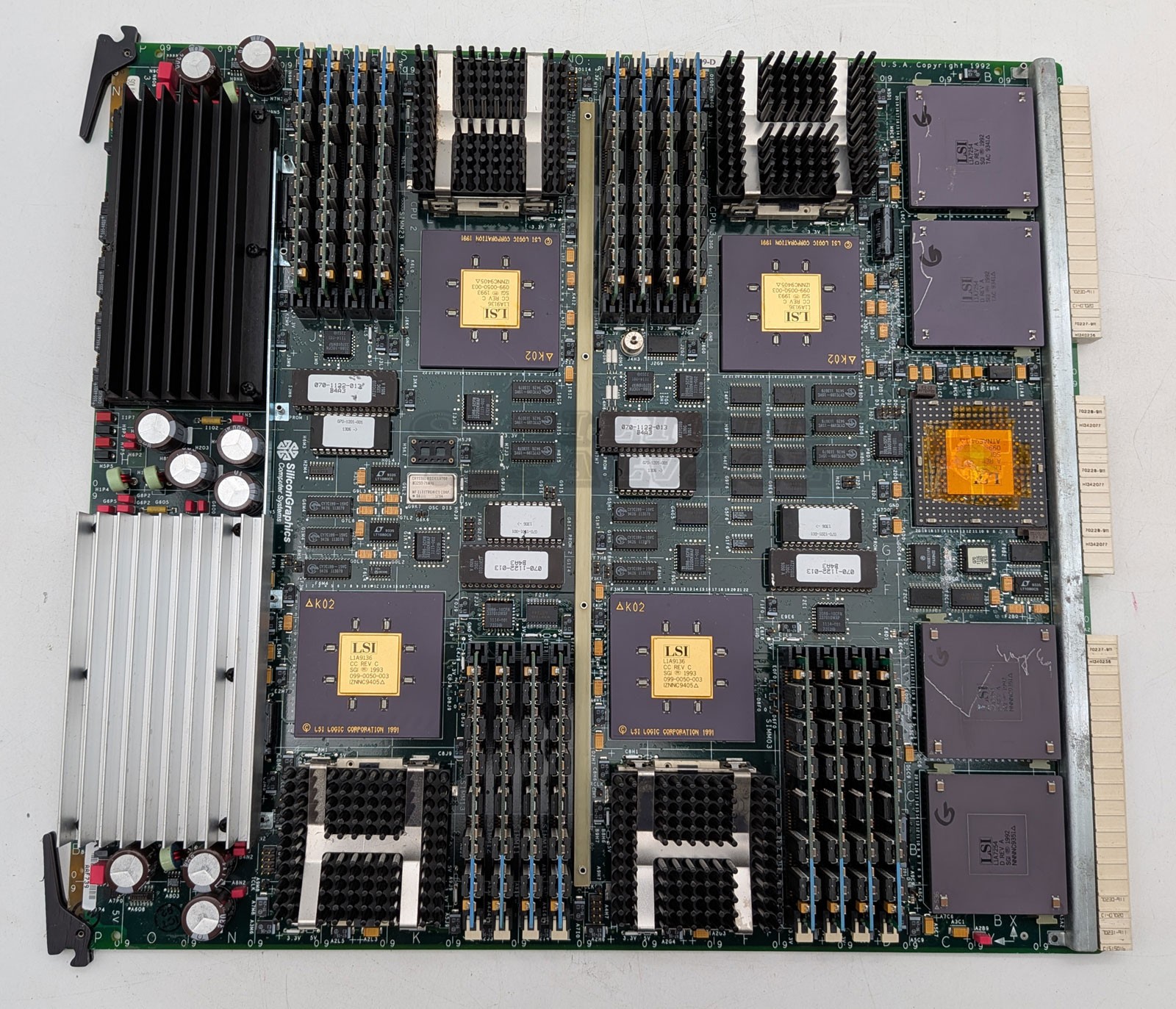 SGI Silicon Graphics 030-0375-009 IP19 4-CPU Processor Board Onyx
