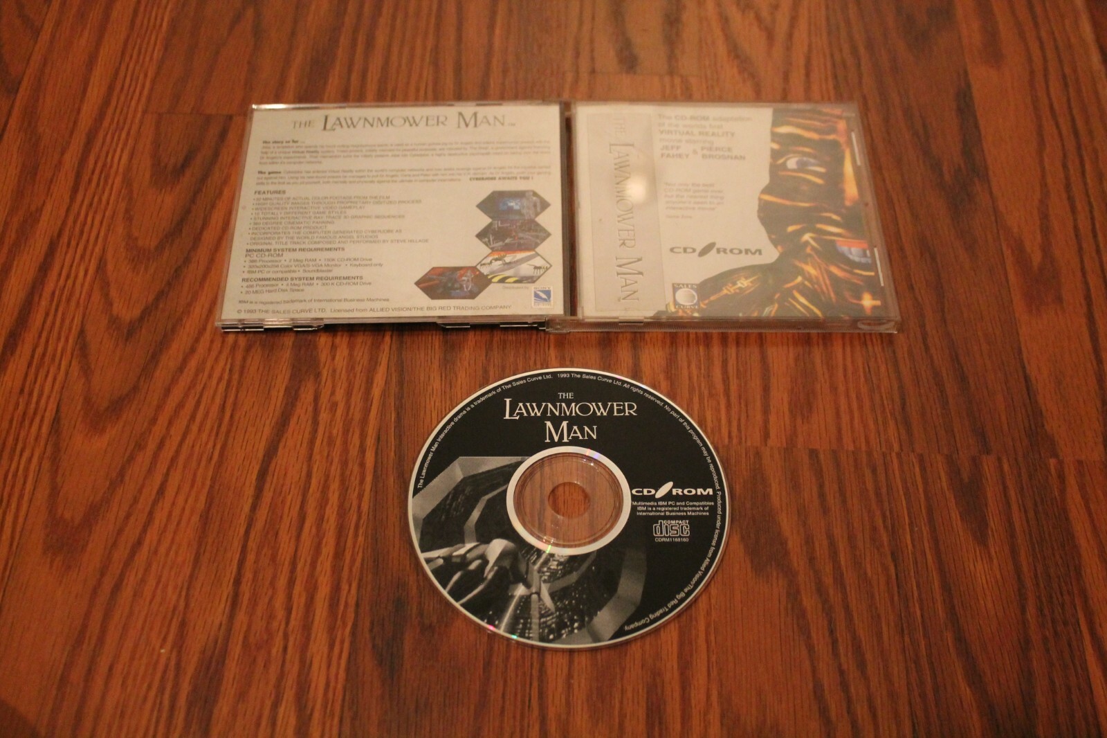 The Lawnmower Man (PC, 1993) CD-ROM Game