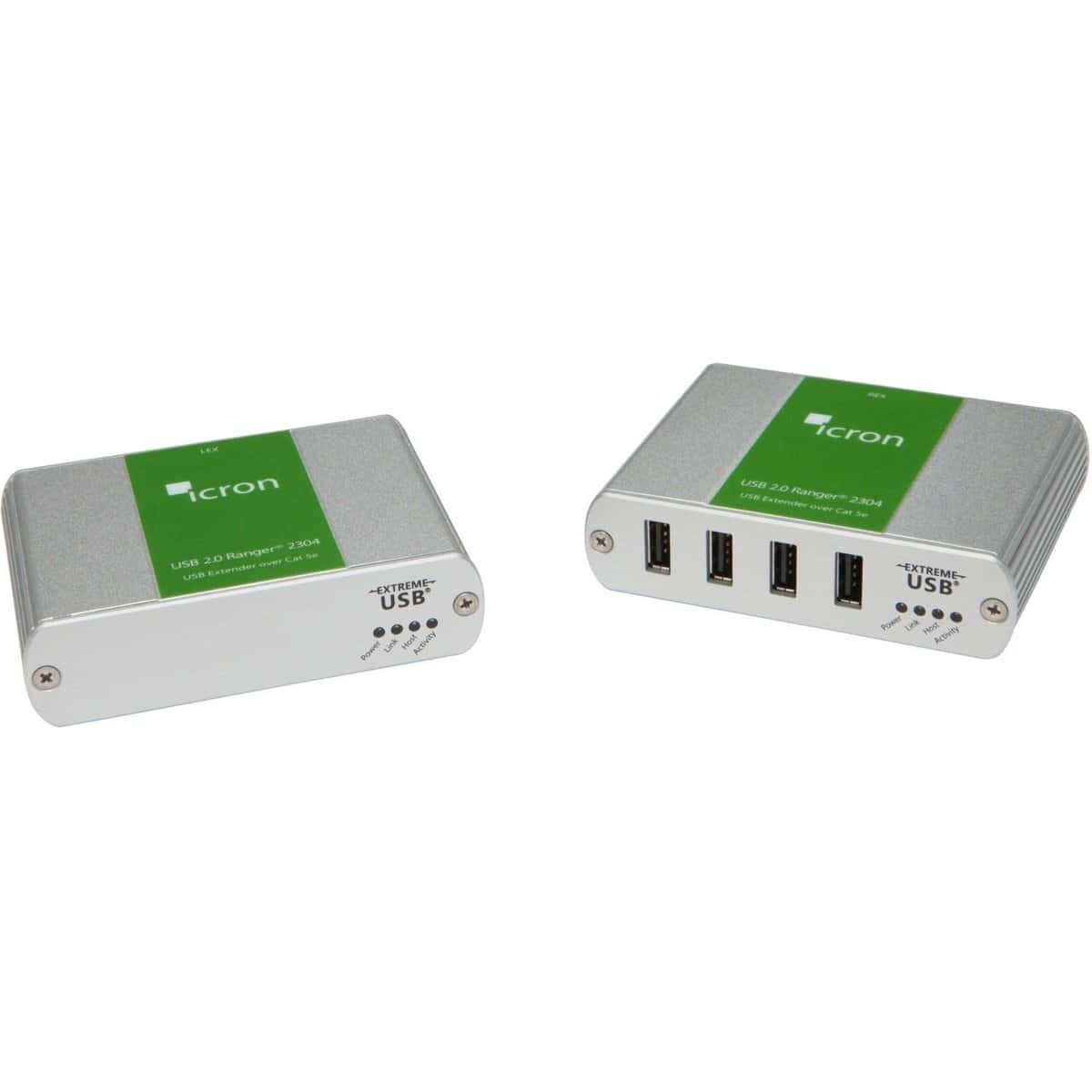 ICRON USB 2.0 Ranger 2304 4-PORT USB 2.0 100m CAT 5e/6/7 Extender System