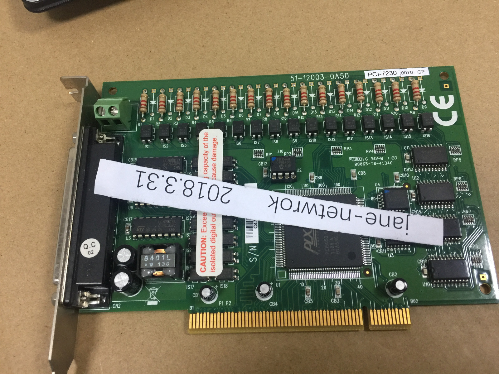 1PC USED PCI-7230 via DHL or Fedex shipping