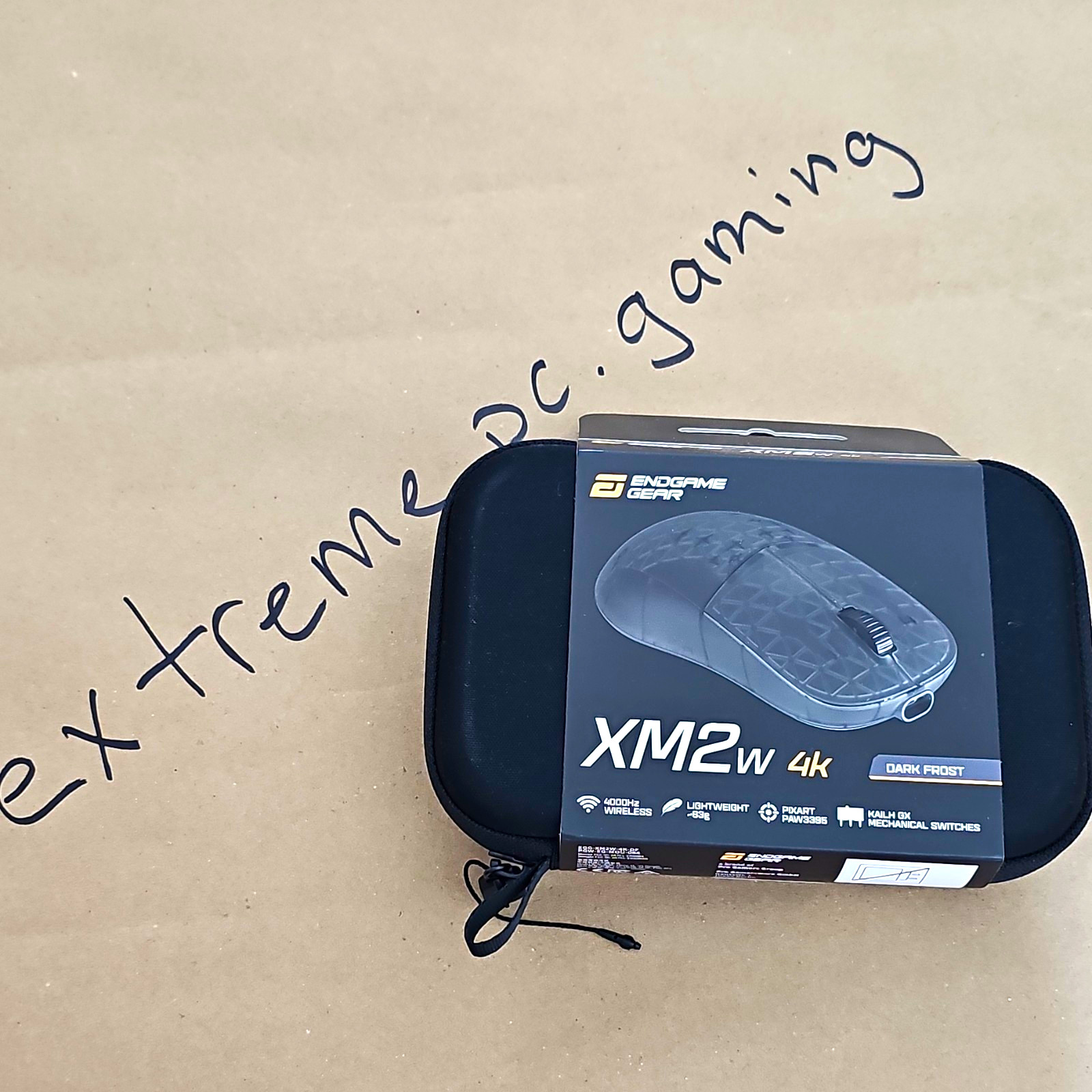 Endgame Gear XM2w 4K Wireless Optical Gaming Mouse 26000 DPI 5-Button Dark Frost