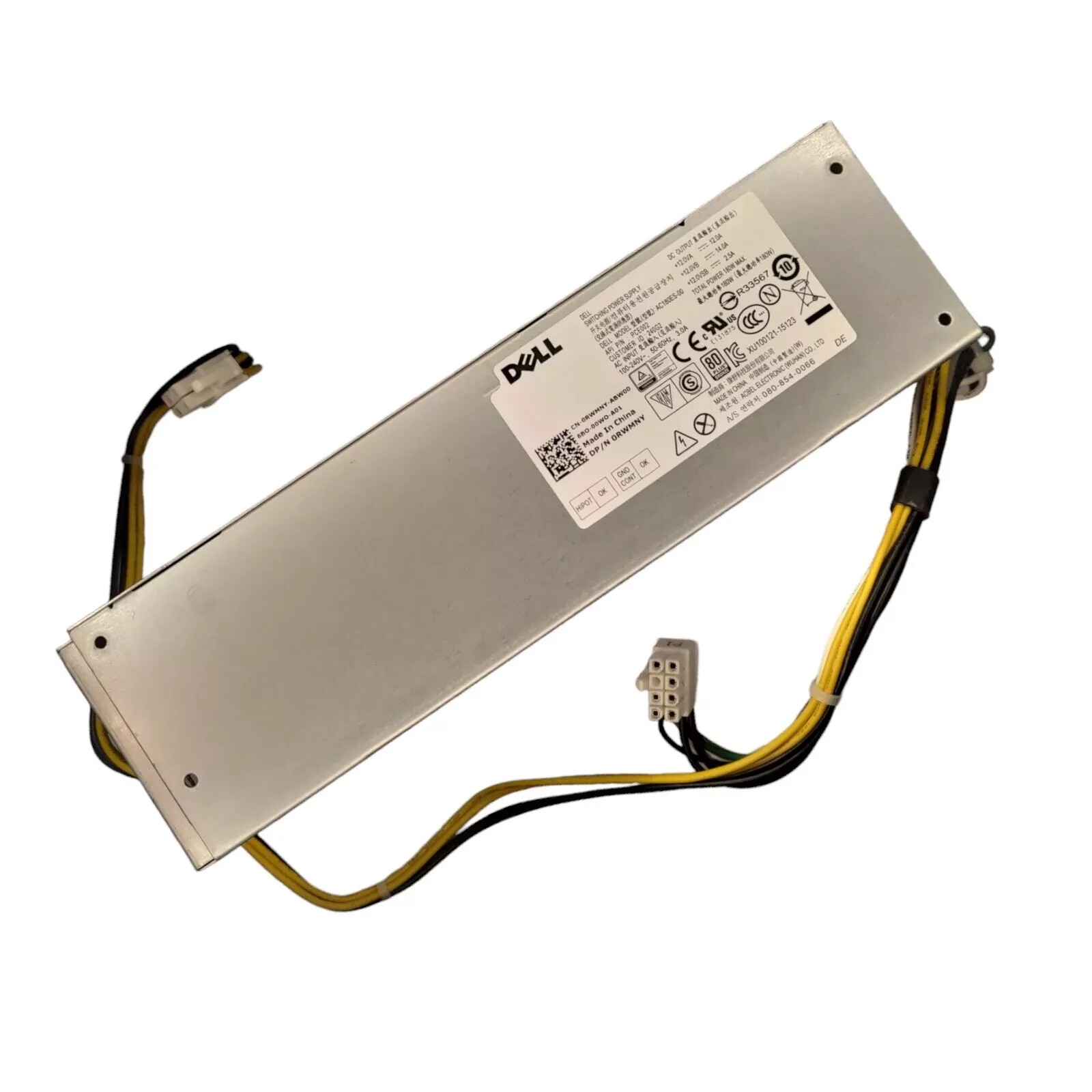 GENUINE Dell Optiplex 3040 5040 7040 MT 180W Power Supply B180AS-00 25KG6