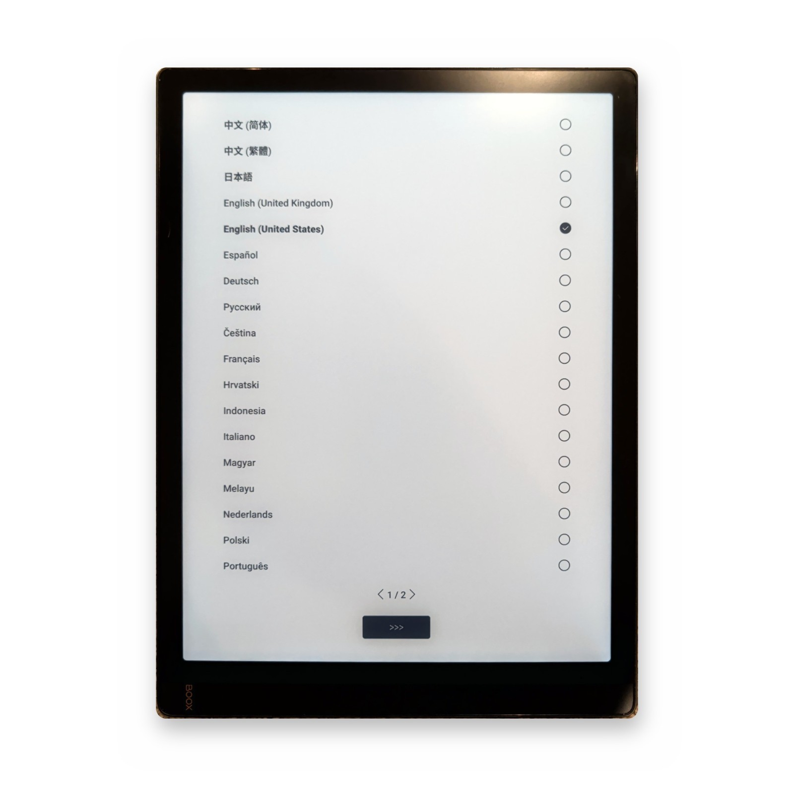 BOOX Tab X 13.3" E-Ink Tablet 128GB - Fully Works Stylus Only, No Finger Touch