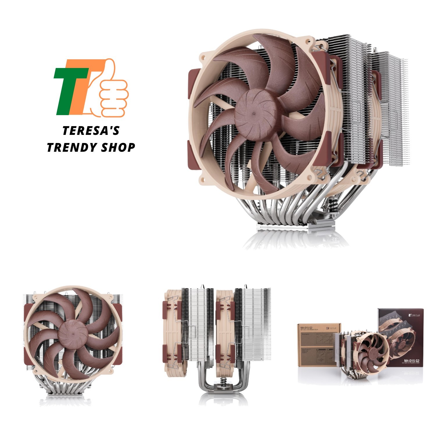 NH-D15 G2, Quiet High-Performance Dual Tower CPU Cooler | 168mm Height, Ultim...