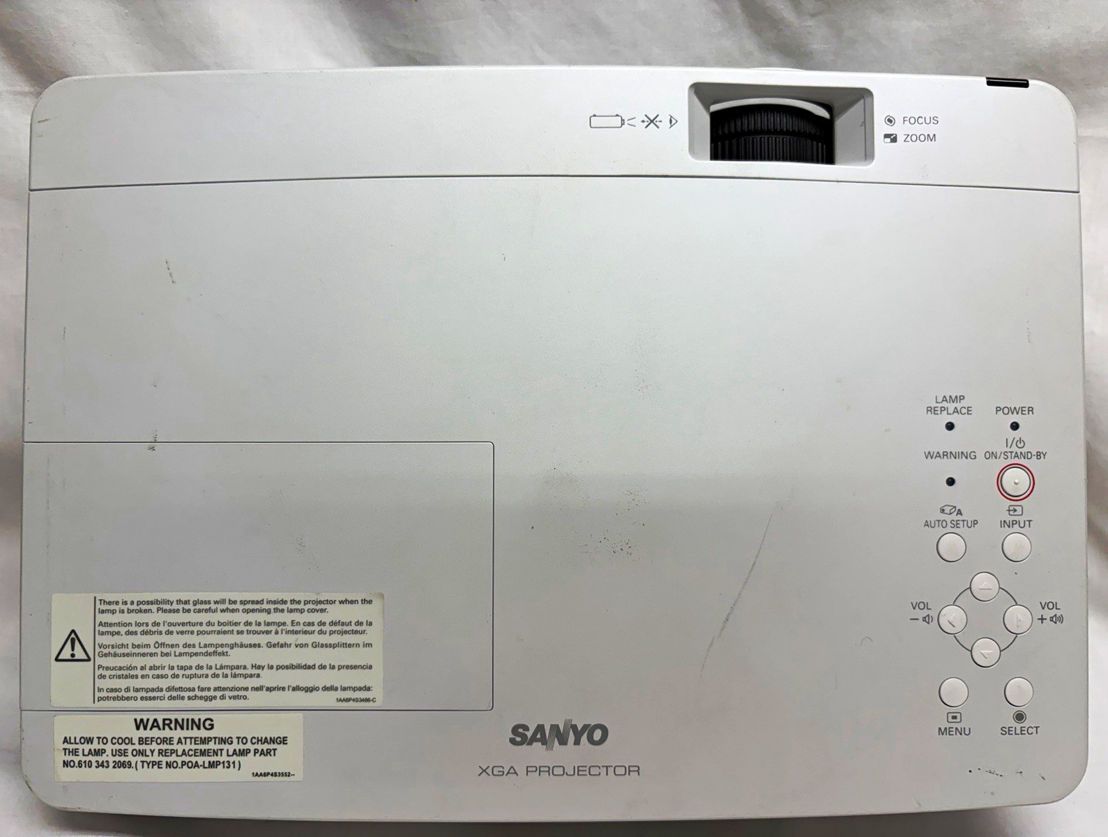 SANYO PLC-XU300A XGA 1024x768 LCD Projector 3000 ANSI lm Speakers