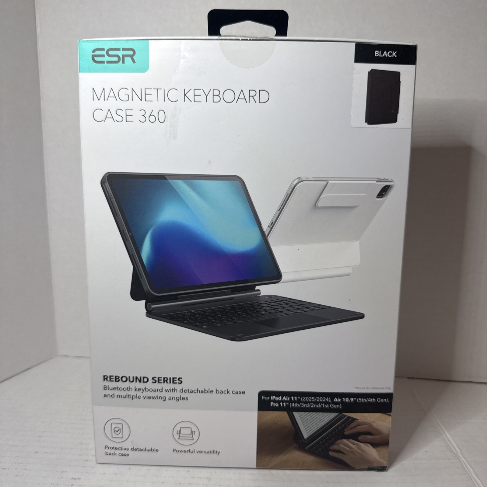 ESR Magnetic Keyboard Case Rebound 360 Series For iPad Pro 11 inch 2024-25