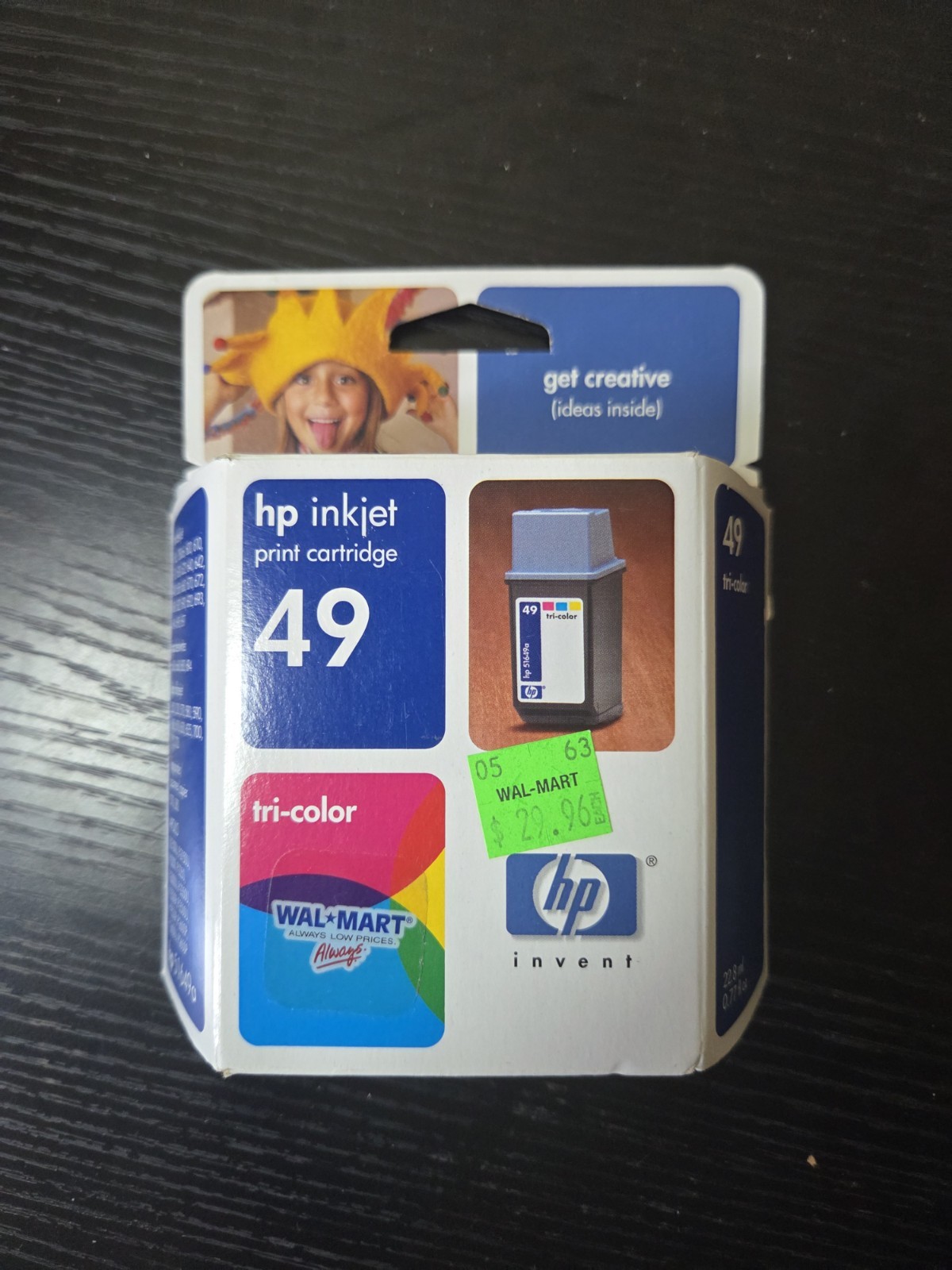HP Inkjet 49 Tri-Color Print Ink Cartridge Genuine 51649A New Sealed Expired 