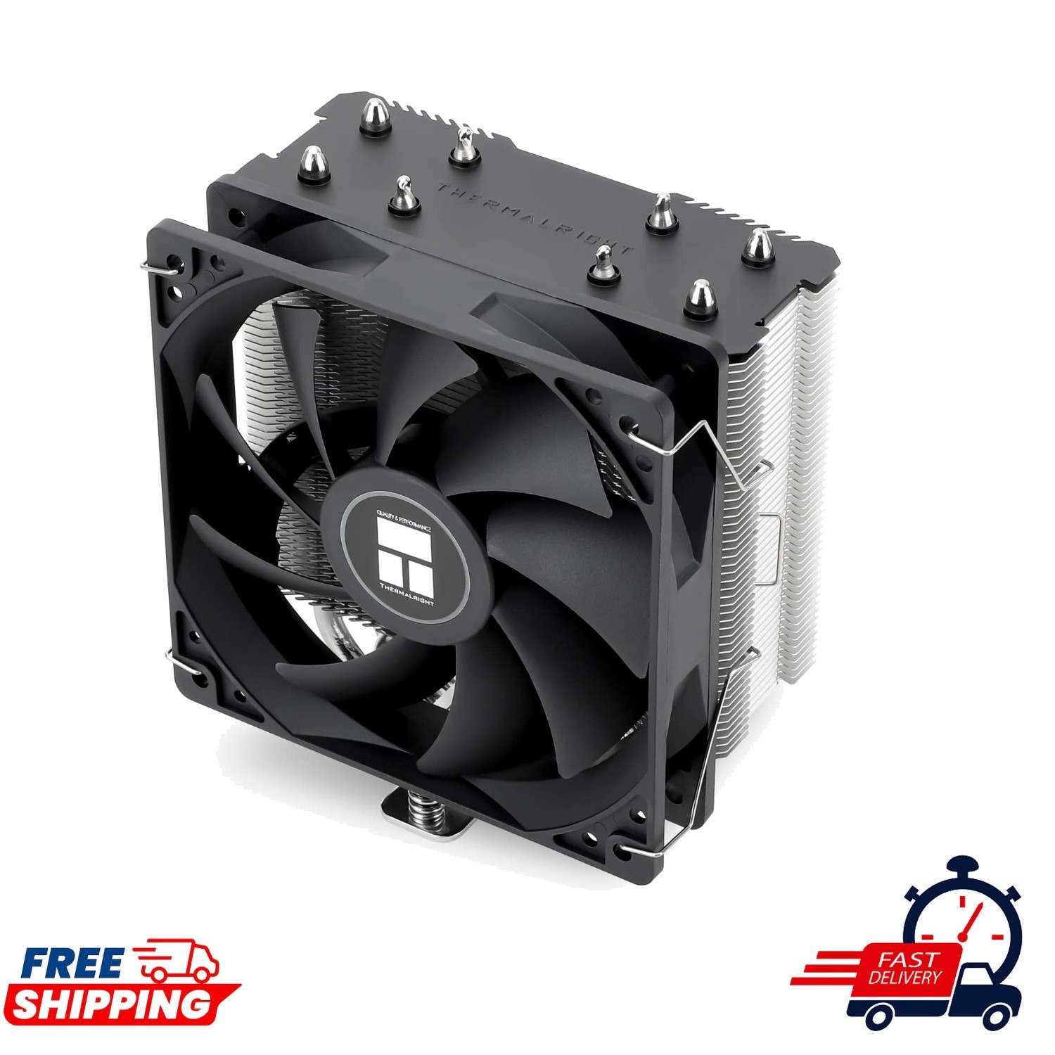 Aluminium AGHP Technology CPU Cooler - Efficient Heat Management for Desktops