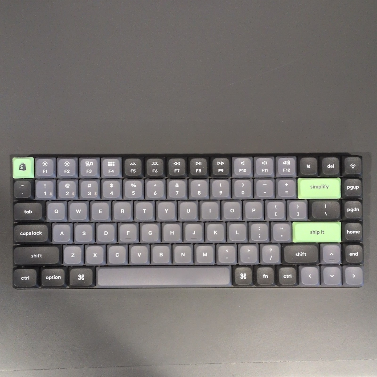 Keychron K3 Pro Wireless Mechanical Keyboard QWERTY EN Gray/Green K3 PRO-A1
