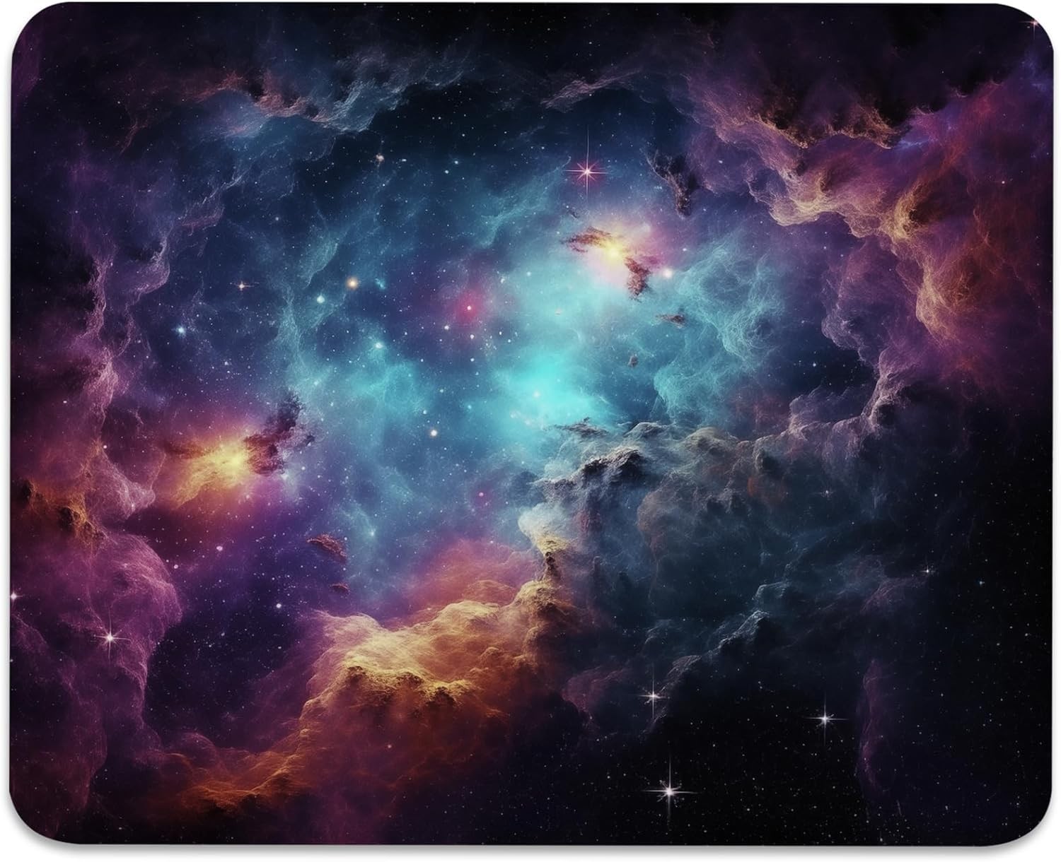 Galactic Nebula Starscape Mouse Pad - Explore The Universe from Your Desk,
