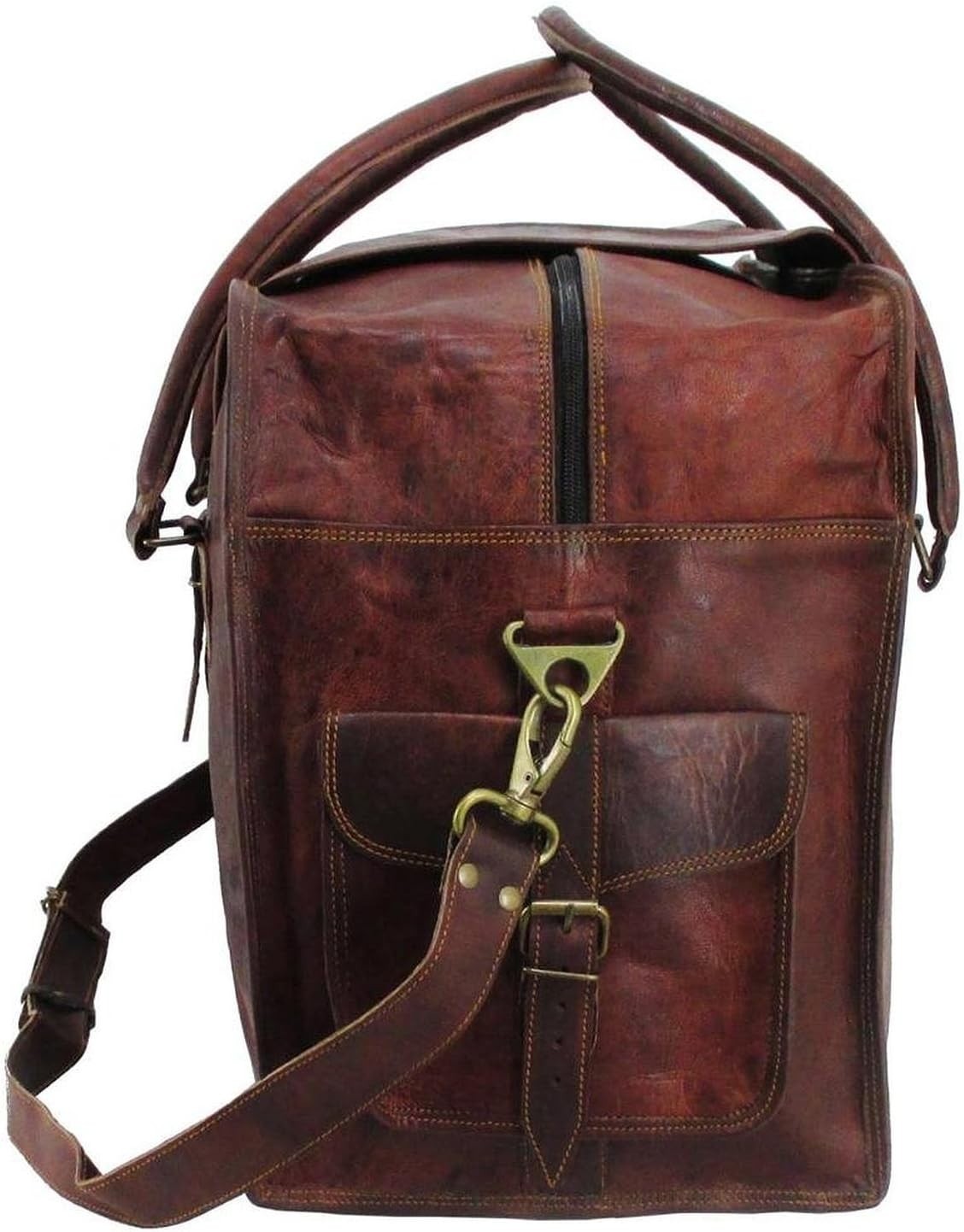 Leather Padded Adjustable Shoulder Strap Replacement Metal Swivel Hooks