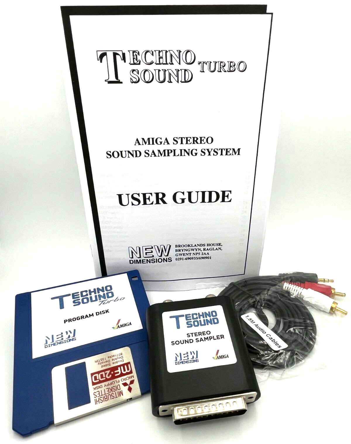 Commodore Amiga Stereo Sound Sampler Techno Sound Turbo Rare Limited US Seller