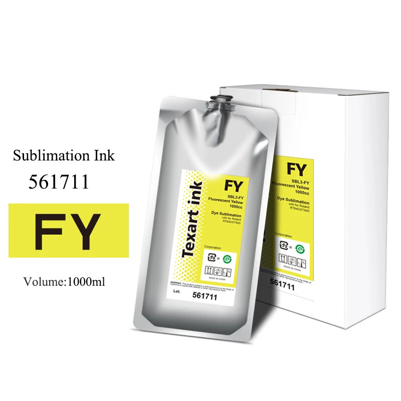  1000ml 1L/bag 10 Colors Roland Sublimation Ink Bag for Roland Inkjet Printer