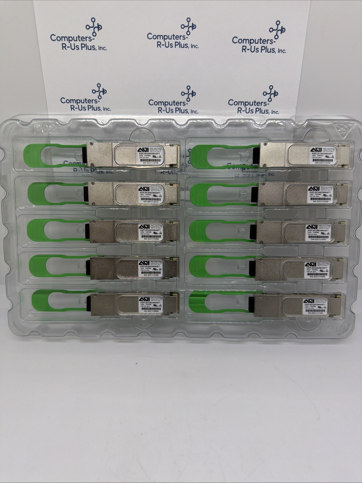 10 X AOI AQPLBCQ4EDMA0877 100G 1310NM Module SFP CWDM New Pulls Tested A Grade