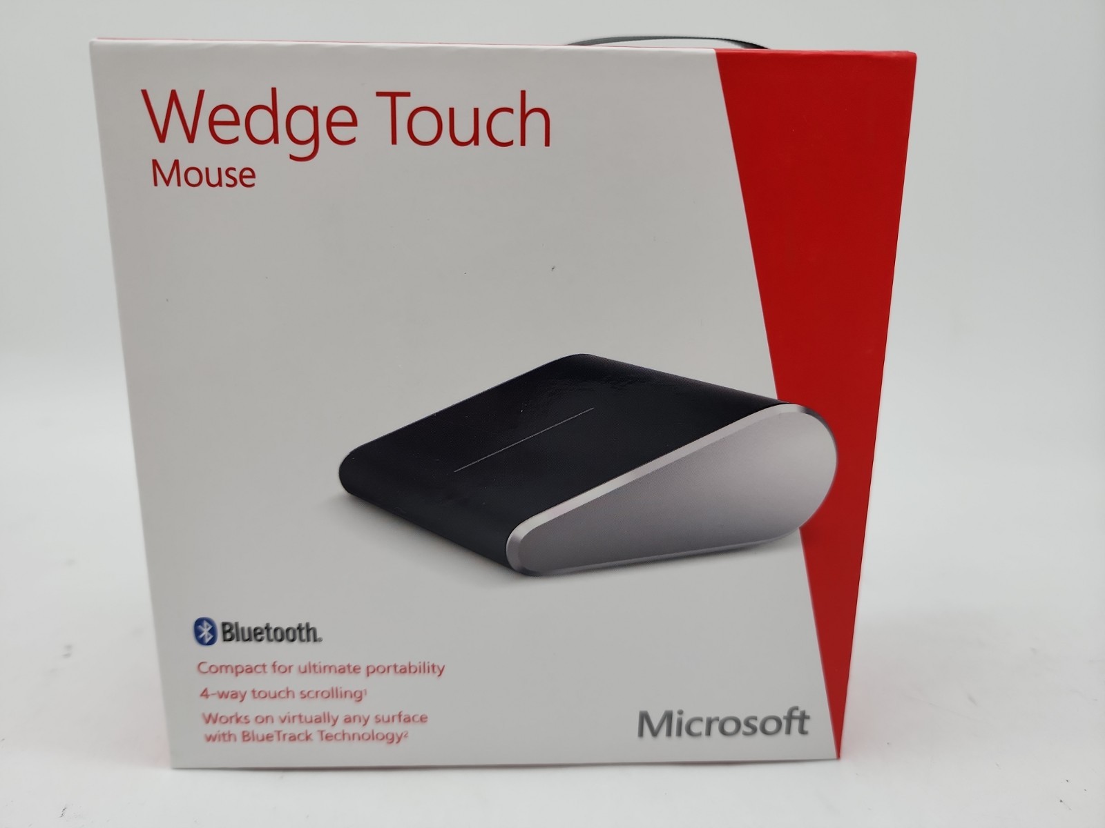 Microsoft WEDGE TOUCH MOUSE Bluetooth Compact Wireless 1498 NEW ( Open Box )