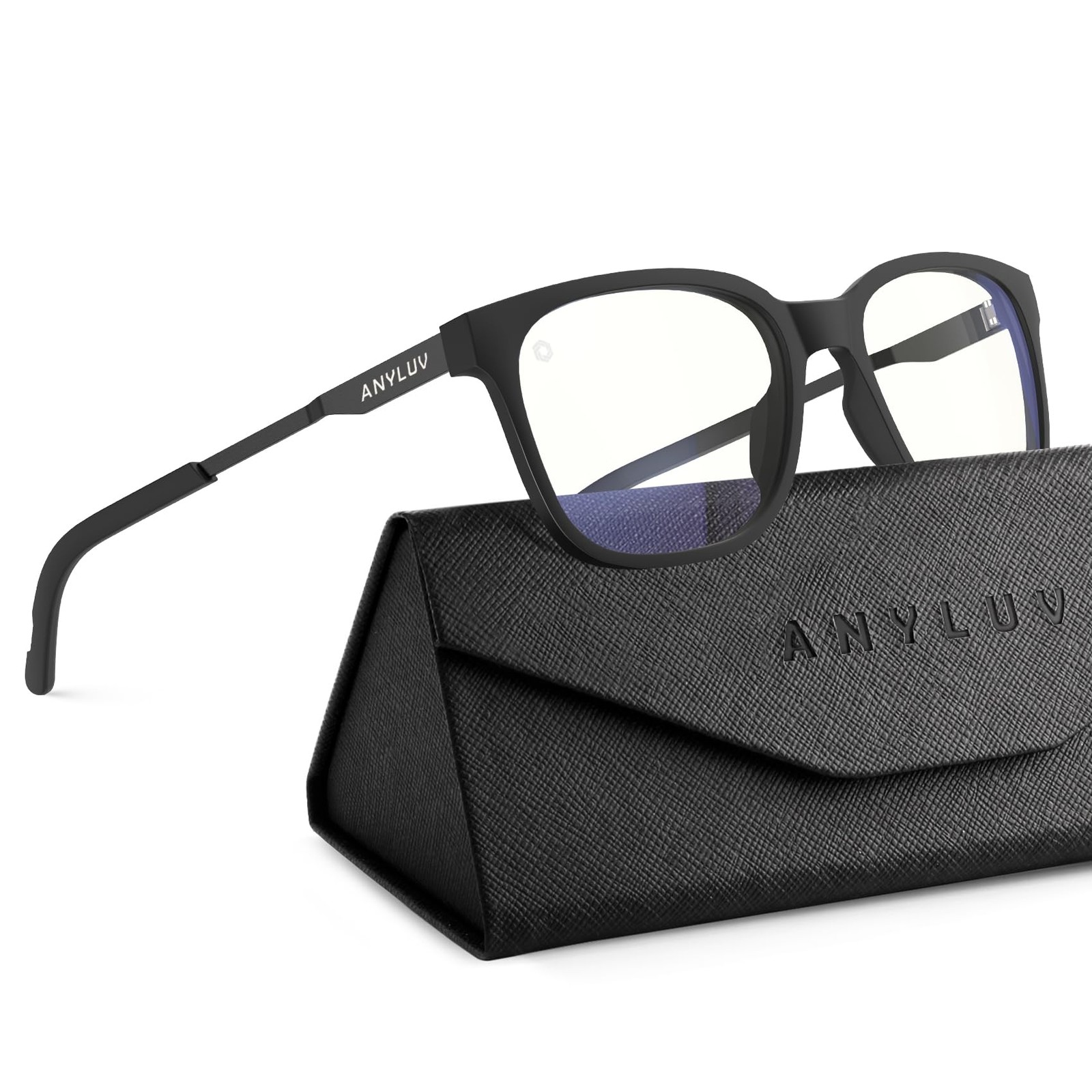 ANYLUV Blue Light Glasses Men, Metal Bluelight Computer Gaming Glasses