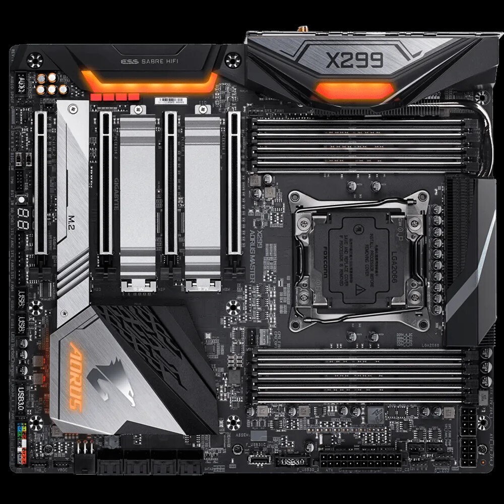 GIGABYTE X299X AORUS MASTER LGA 2066 EATX DDR4 Intel X299X Motherboard