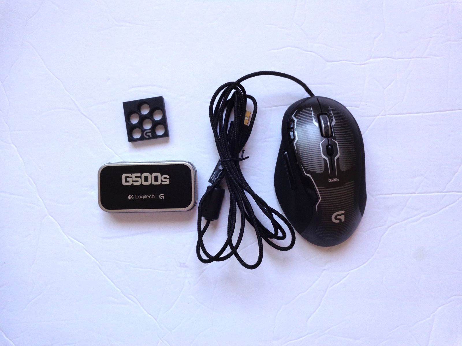 Logitech G500s Laser Gaming Mouse with Adjustable Weight and Cartridge