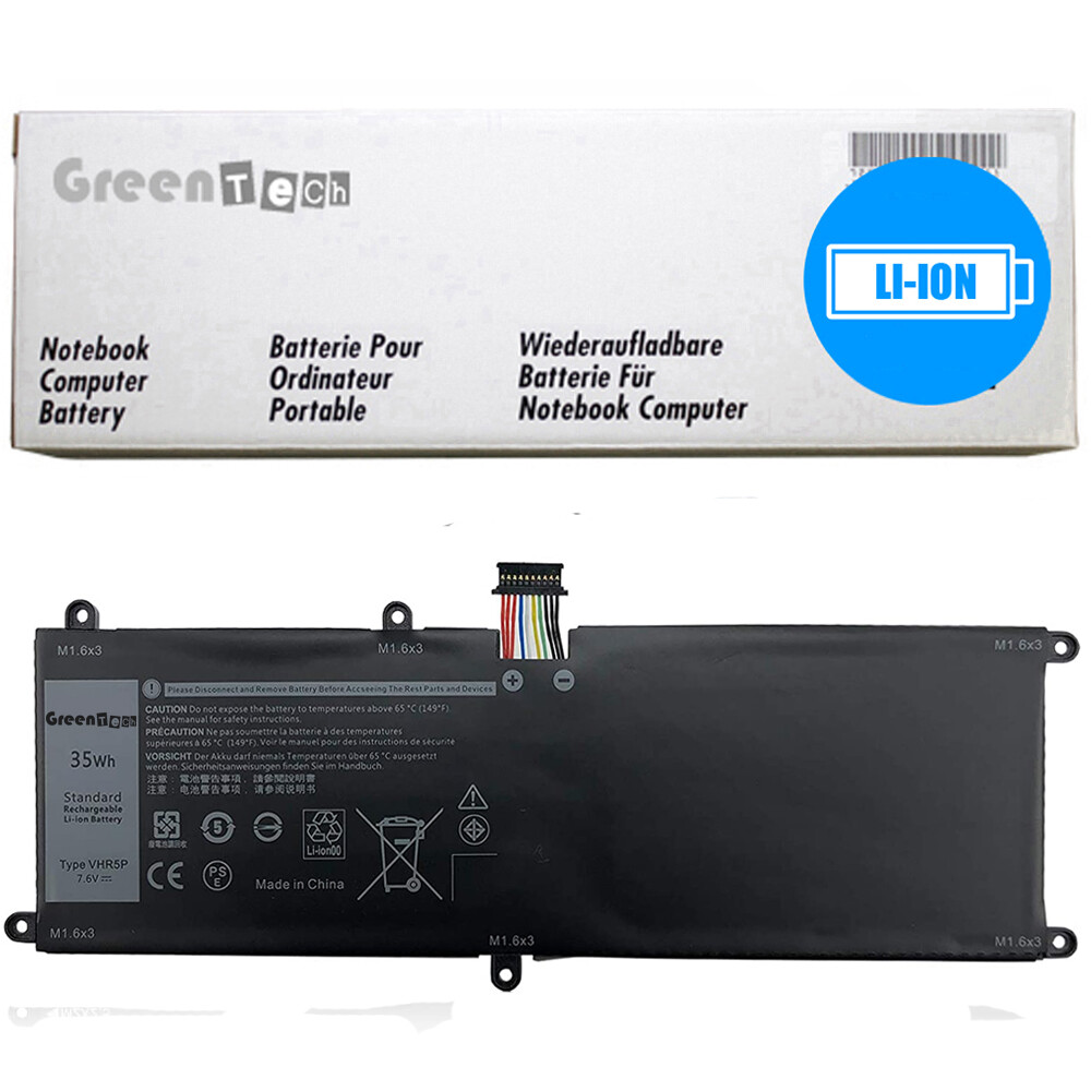 GREENTECH VHR5P BATTERY FOR LATITUDE 11 5175 5179 TABLET 7.6V 35WHR XRHWG RFH3V