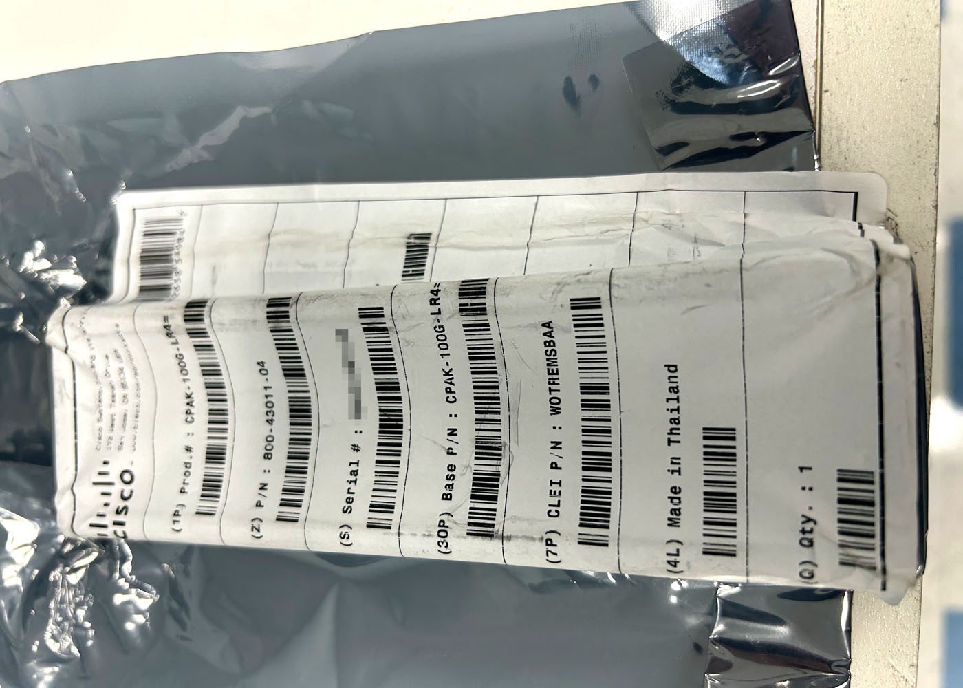 Cisco CPAK-100G-LR4 100GBASE-LR4 CPAK Module for SMF