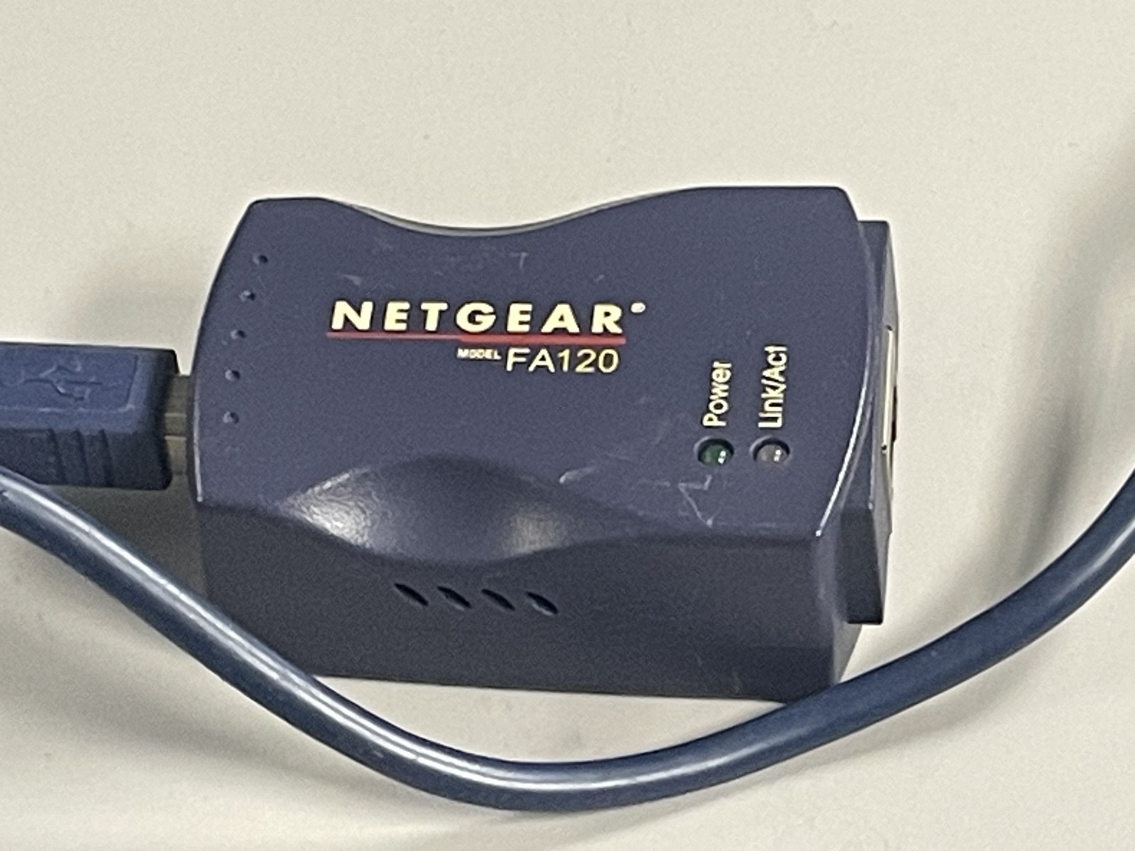 Netgear FA120 USB 2.0 Fast Ethernet Adapter - Used