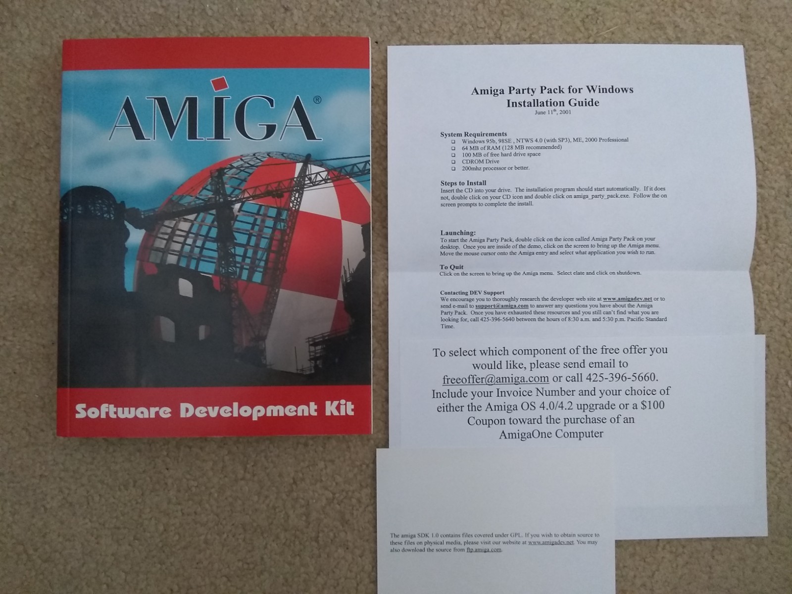 Amiga Software Development Kit Manual, SDK Amiga Inc 2001